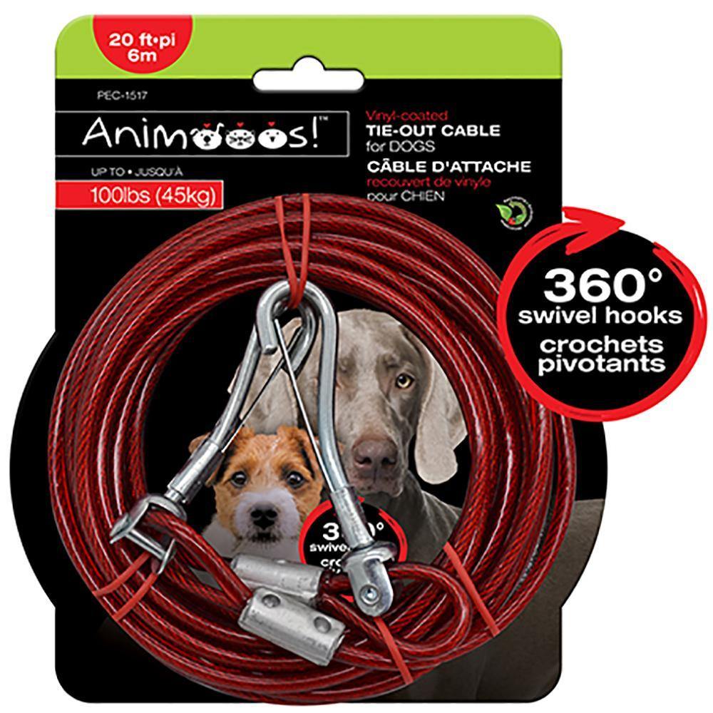 20 ft dog tie out best sale