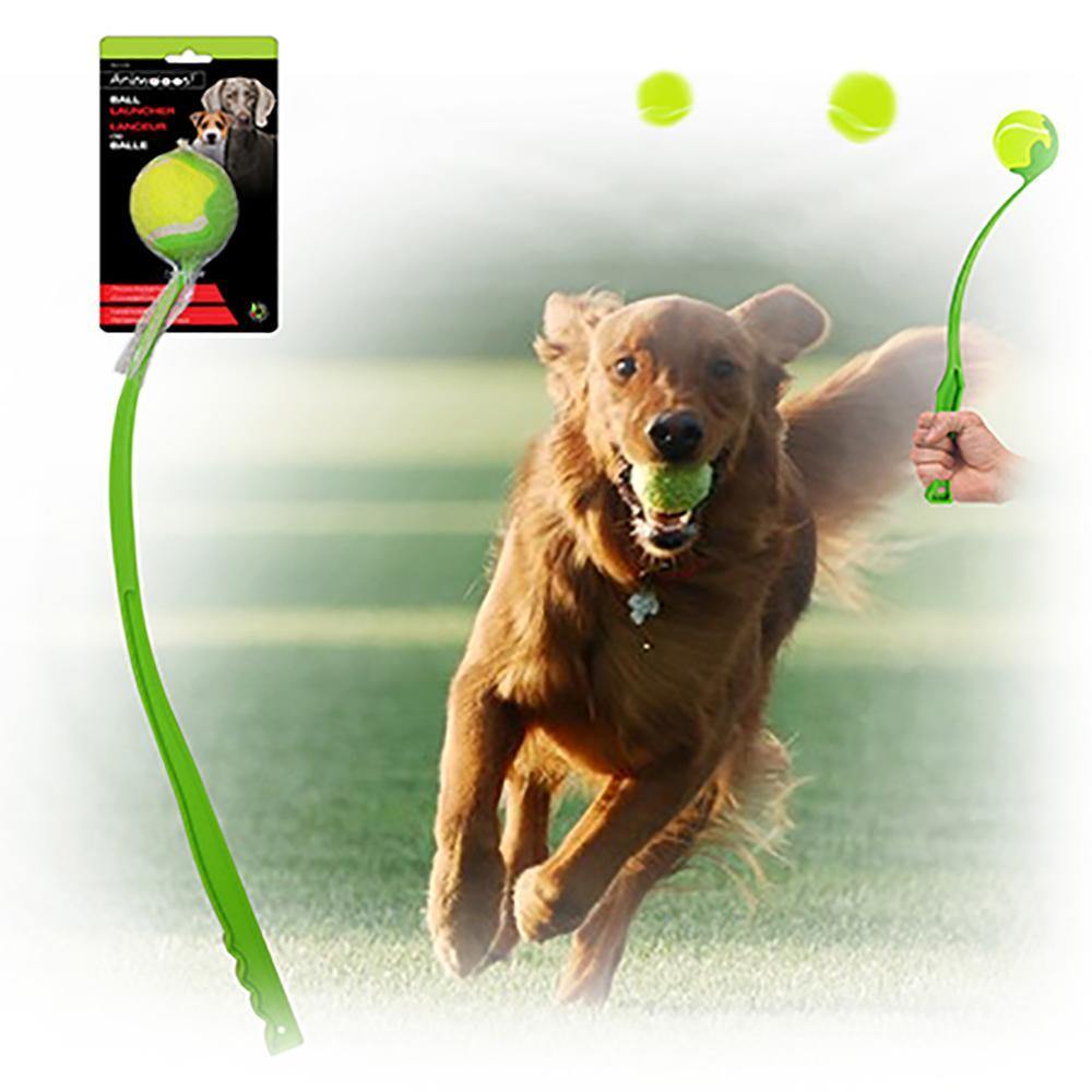 Animooos Dog Toy Ball Launcher with Tennis Ball 27.6in VRT