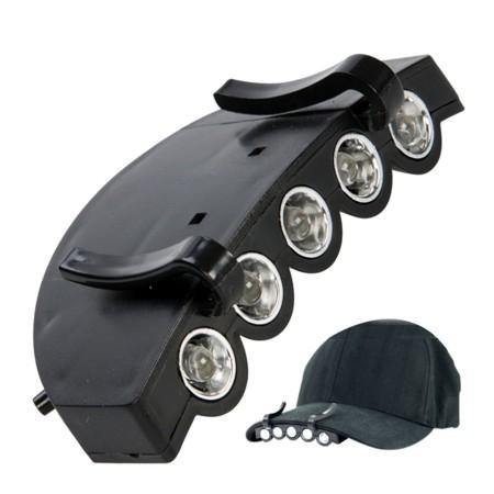 RCA Clip on 5 Led Cap Light 3.25x2in