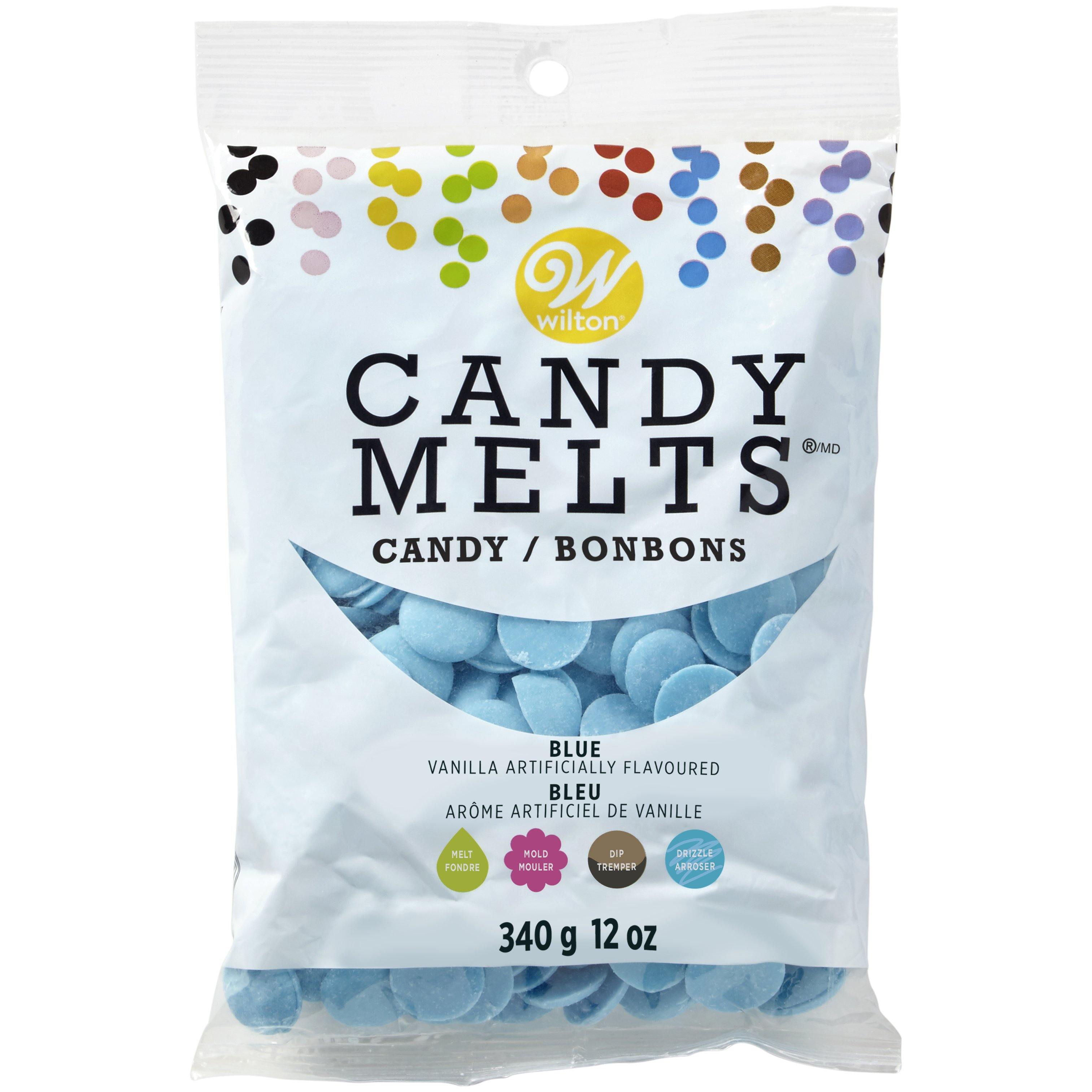 Light Blue Vanilla Flavored Candy Wafer