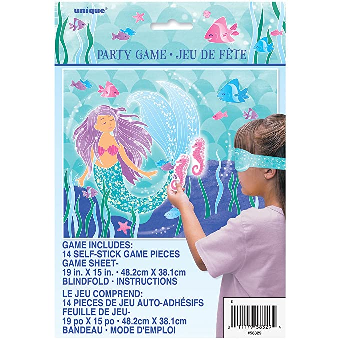 Mermaid Party Game for 14  19x15in