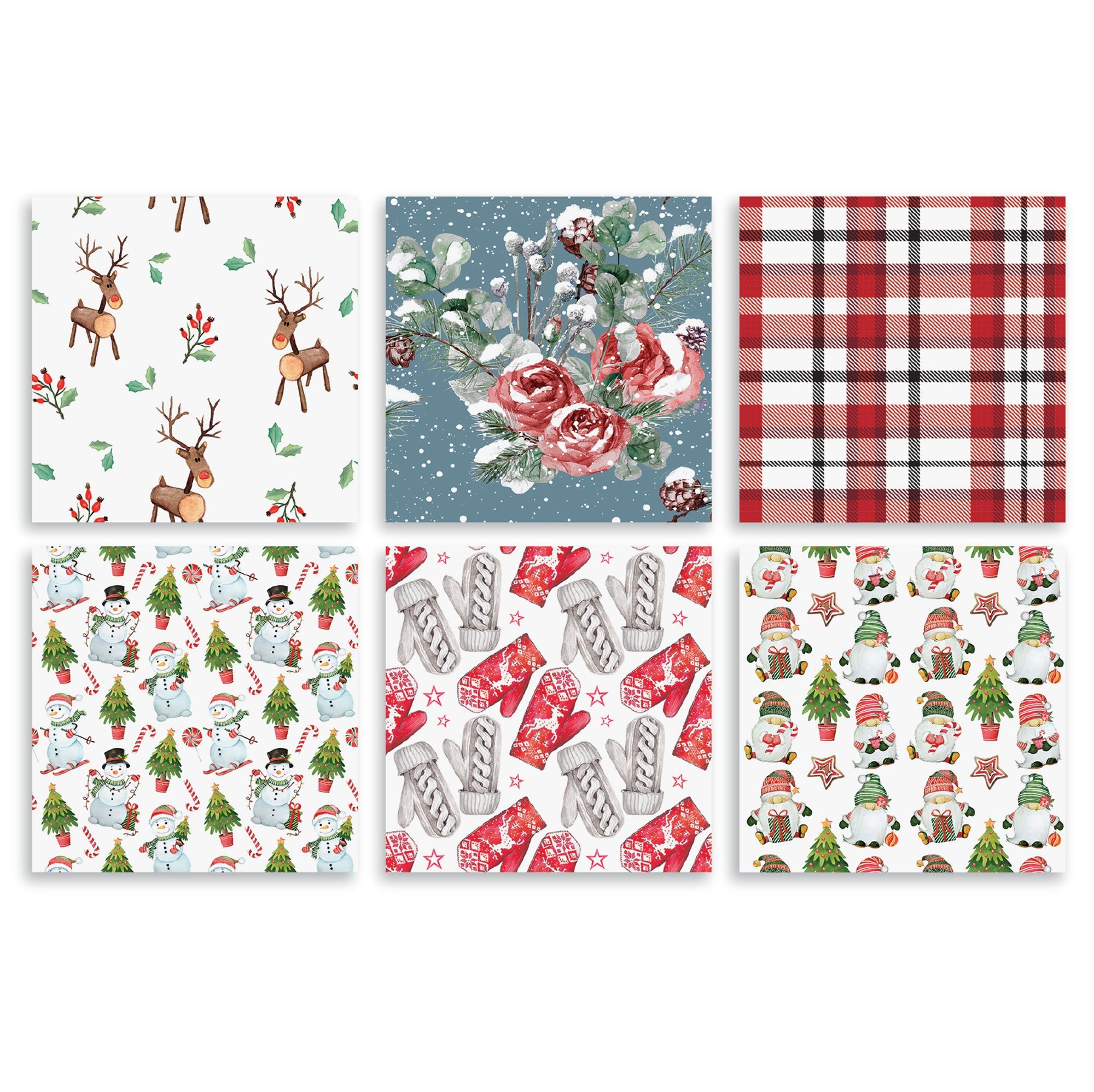 Christmas Gift Wrap 19x27in Sheet VRT