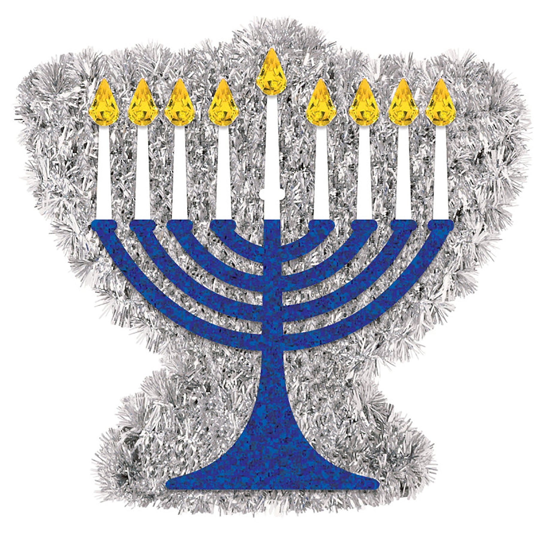 Happy Hanukkah Mini Menorah 5x5x2in