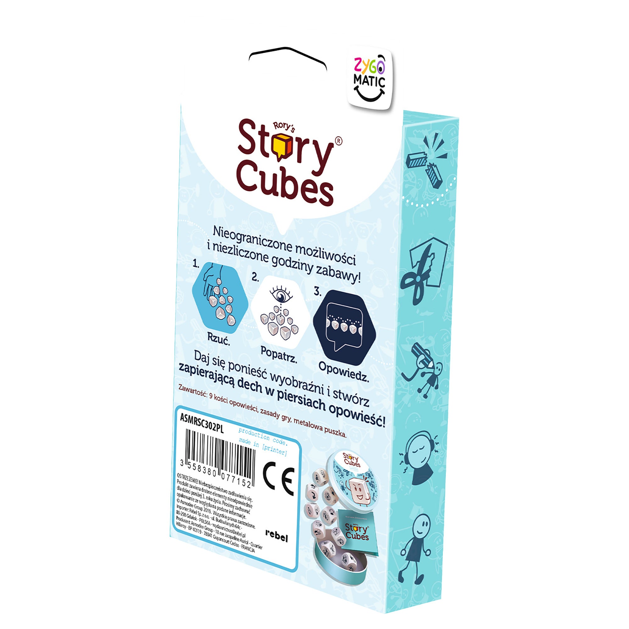 Rory Story Cubes Actions - Multilingual 6+