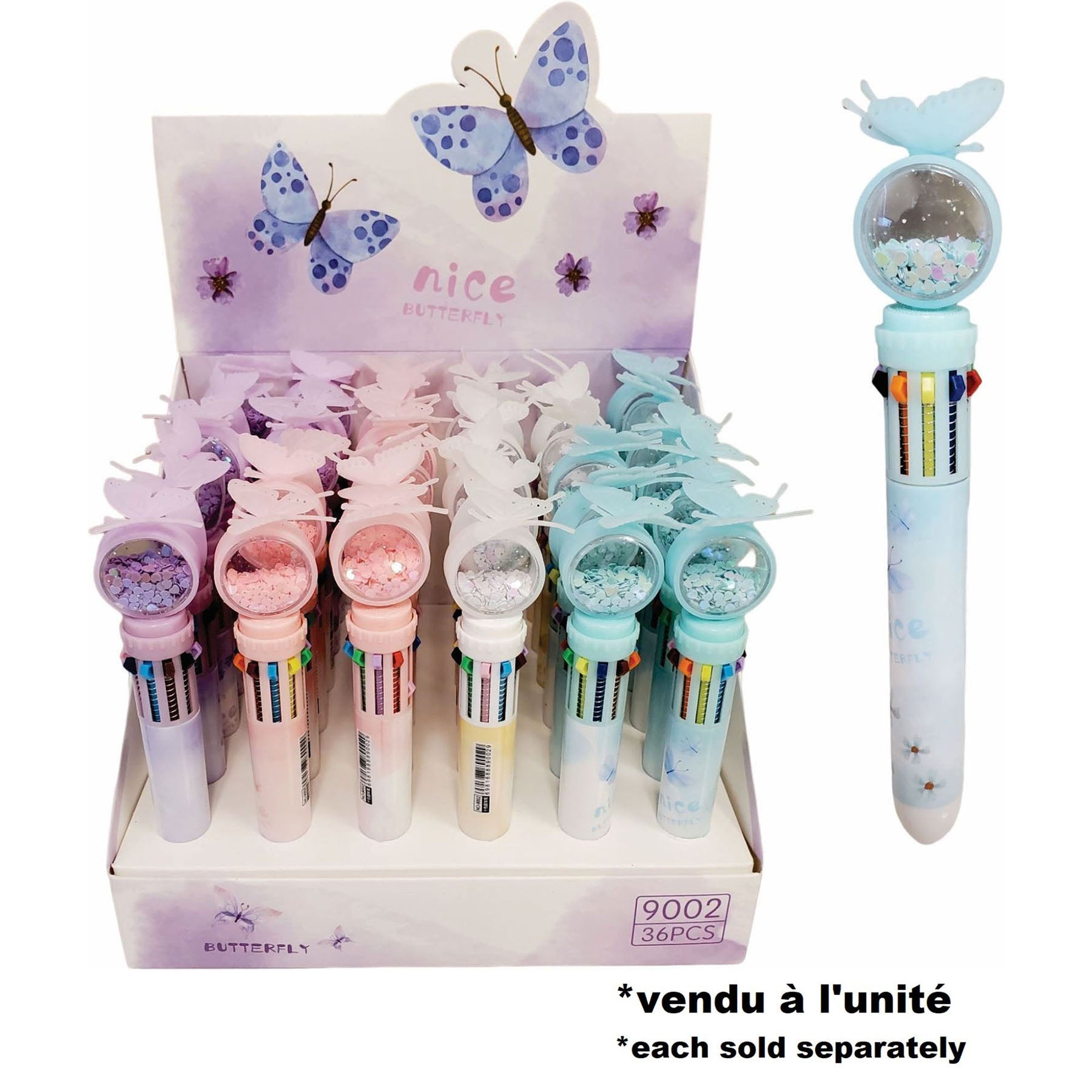 10 in 1 Butterfly Pen