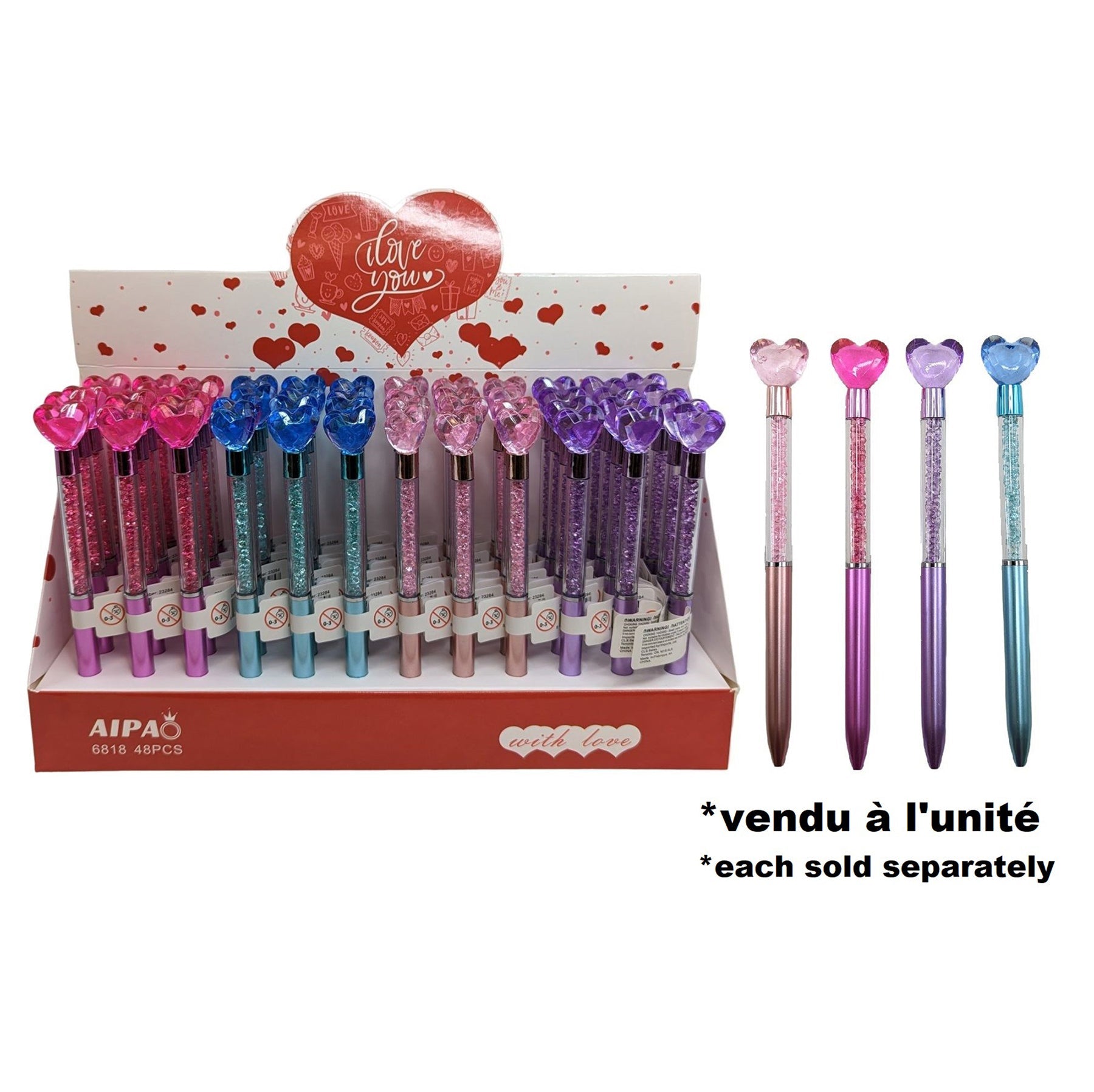 Heart Sparkle Pen 6.25in