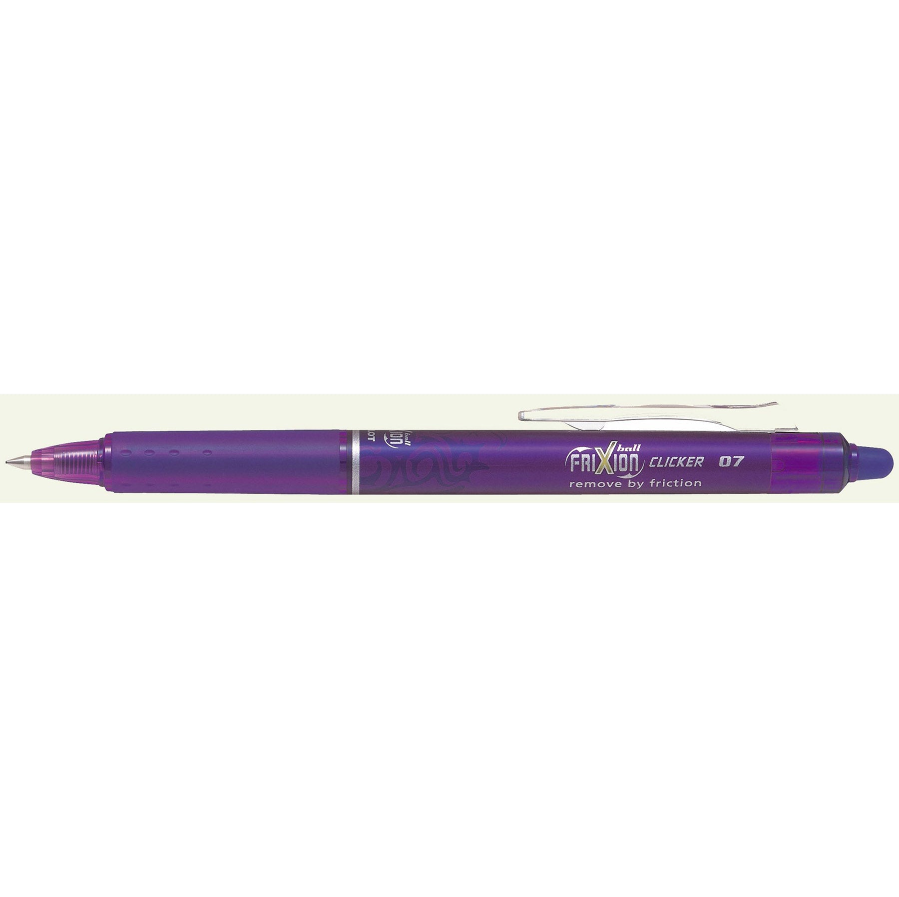 Pilot Frixion Retractable Clicker Pen - Purple Ink 0.7mm