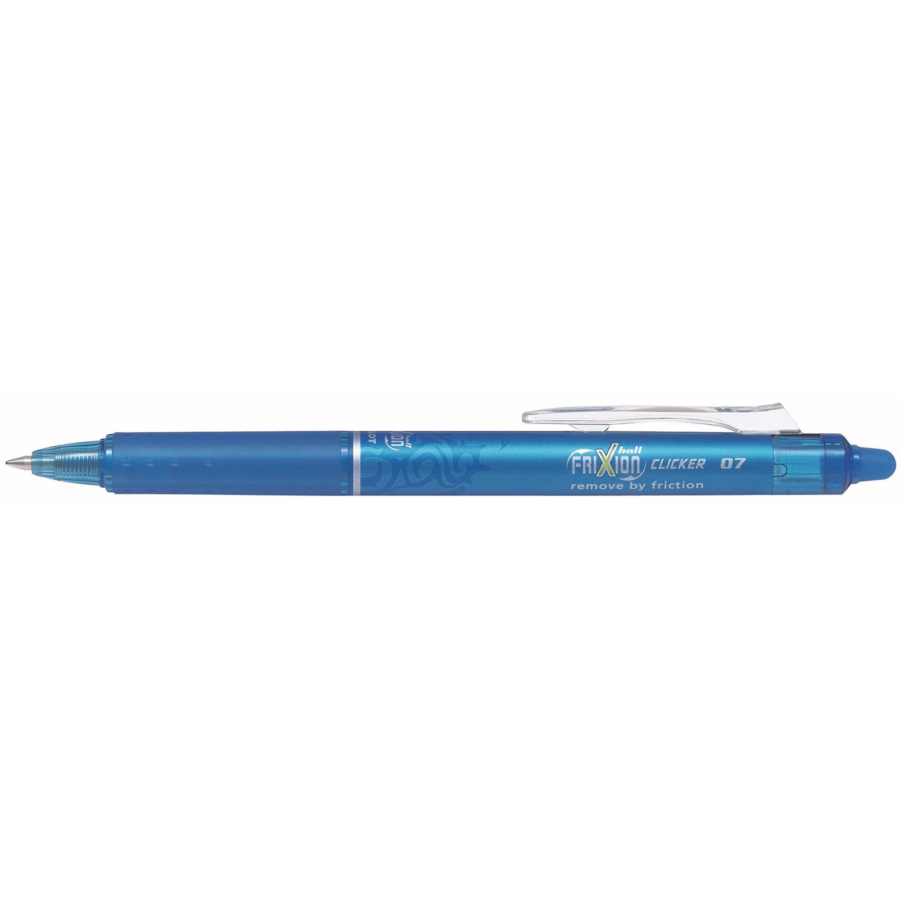 Pilot Frixion Retractable Clicker Pen - Turquoise Ink 0.7mm