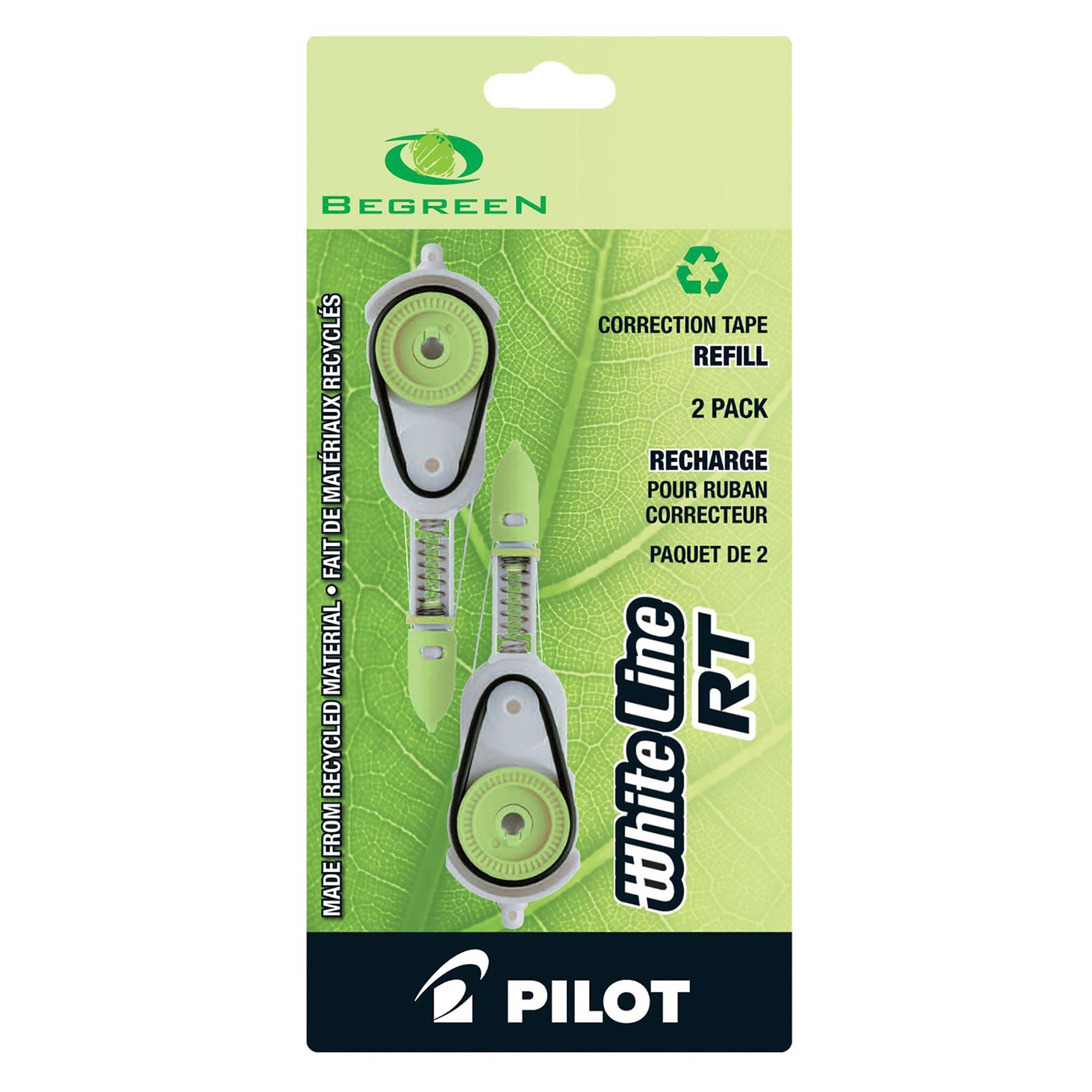 Pilot Begreen 2 Correction Tape Refills 4mm x 6m