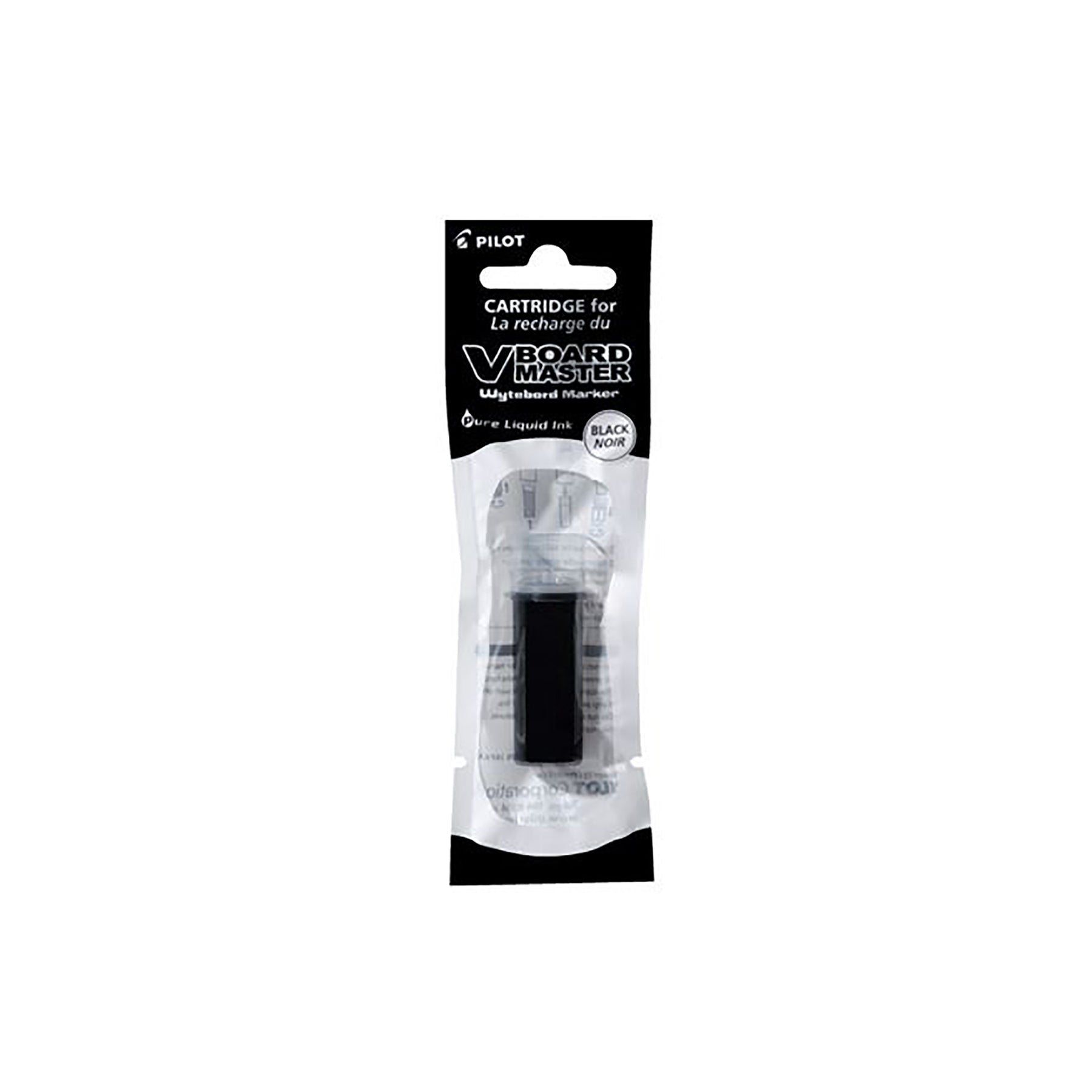 Pilot Cartridge for V Board Master - Erasable Black Liquid Ink