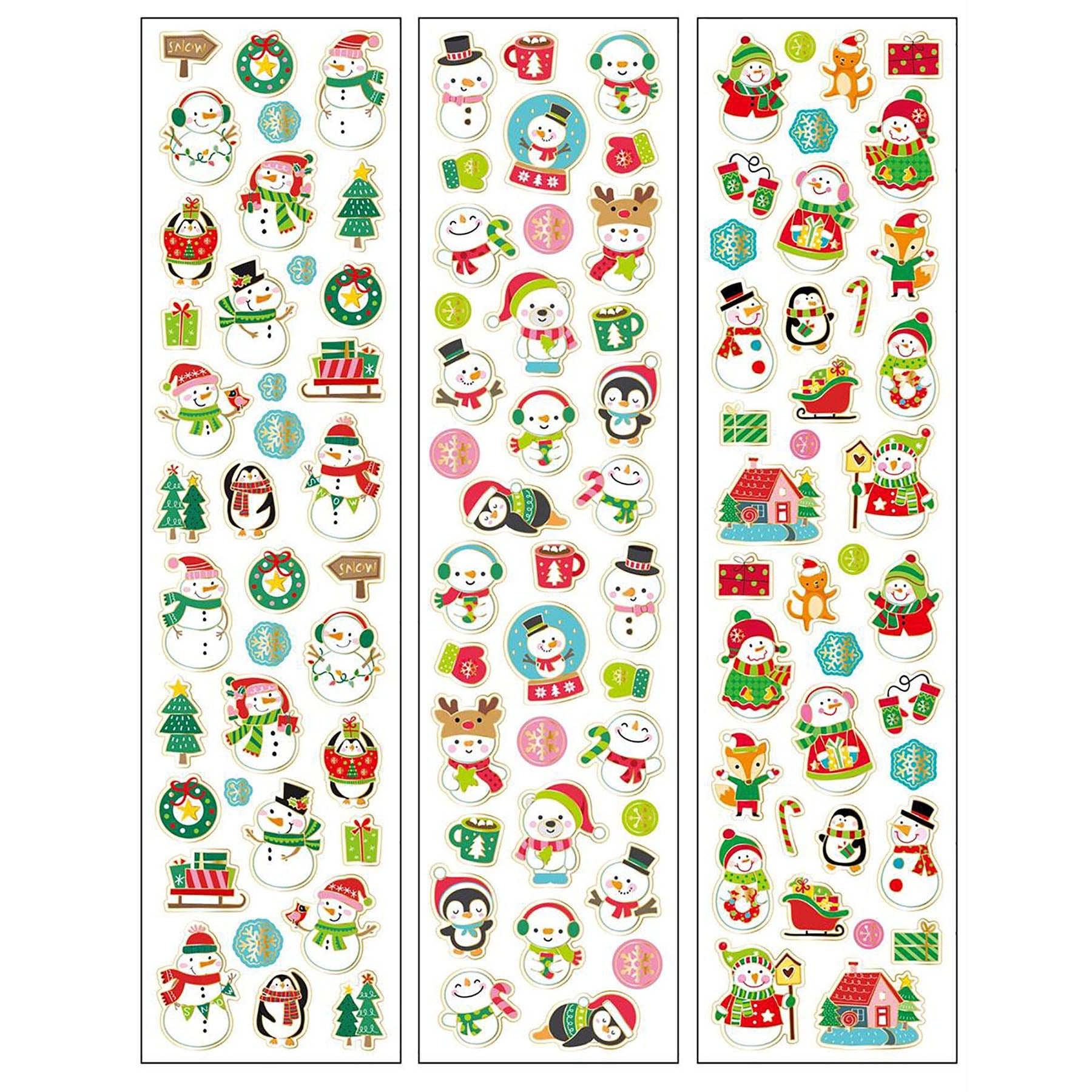 Christmas Foil Stickers VRT