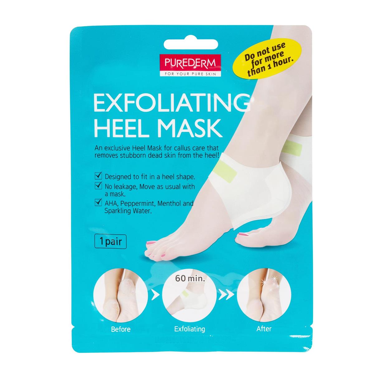 Pure Derm Exfoliating Heel Mask 