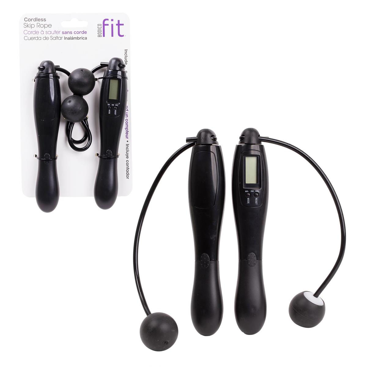 Bodico Fit Cordless Jump Rope with Digital Counter Handle of 7.1in