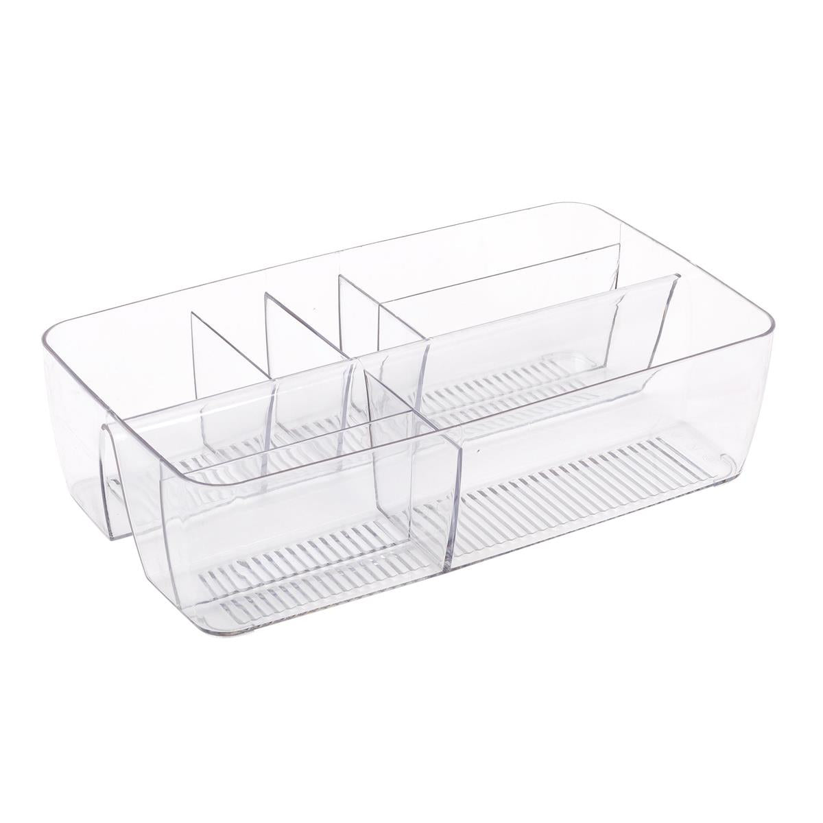 Bodico Clear Plastic Storage Organizer 10.6x6.3x2.75in