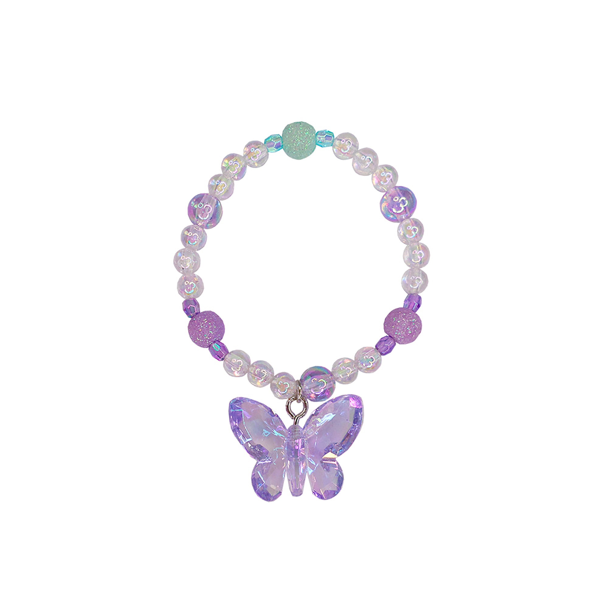 Bijoux pour Enfant Bracelet avec Breloque Papillon 3.1x2x0.4po