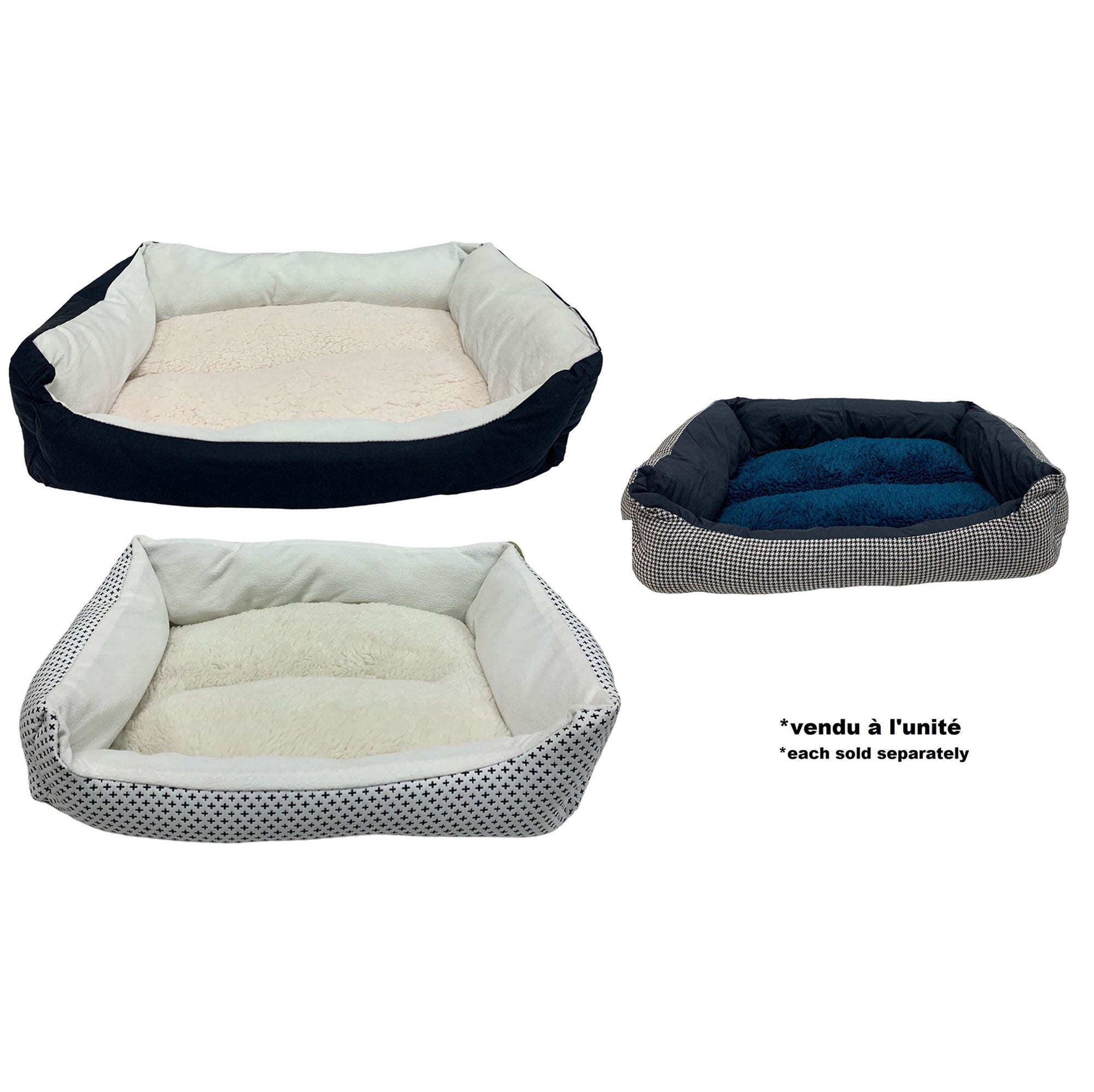 Paw Club Pet Bed 100% Polyester 22x16in