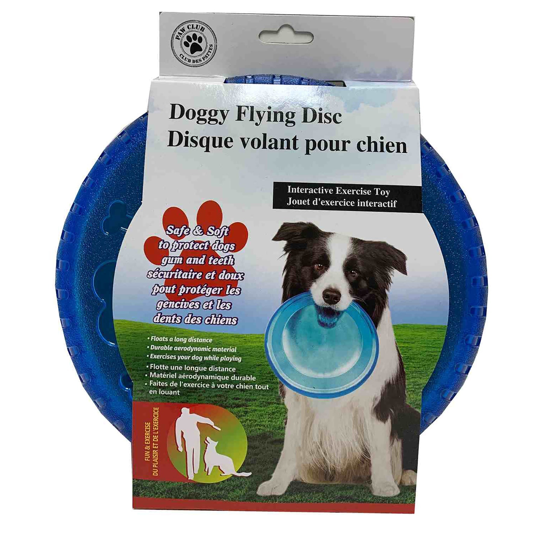 Paw Club Doggy Flying Disc 9in