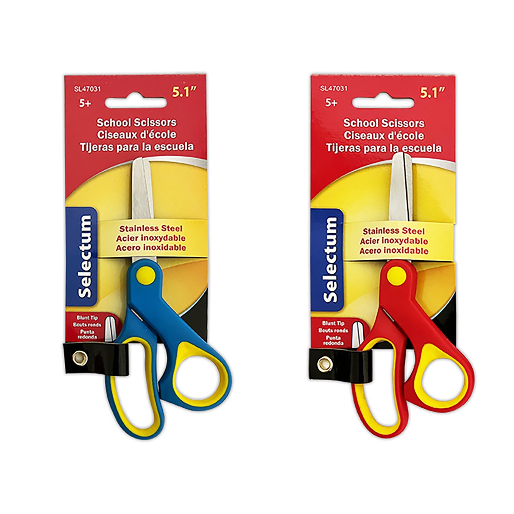 Selectum School Scissors Blunt Tip 5.1in