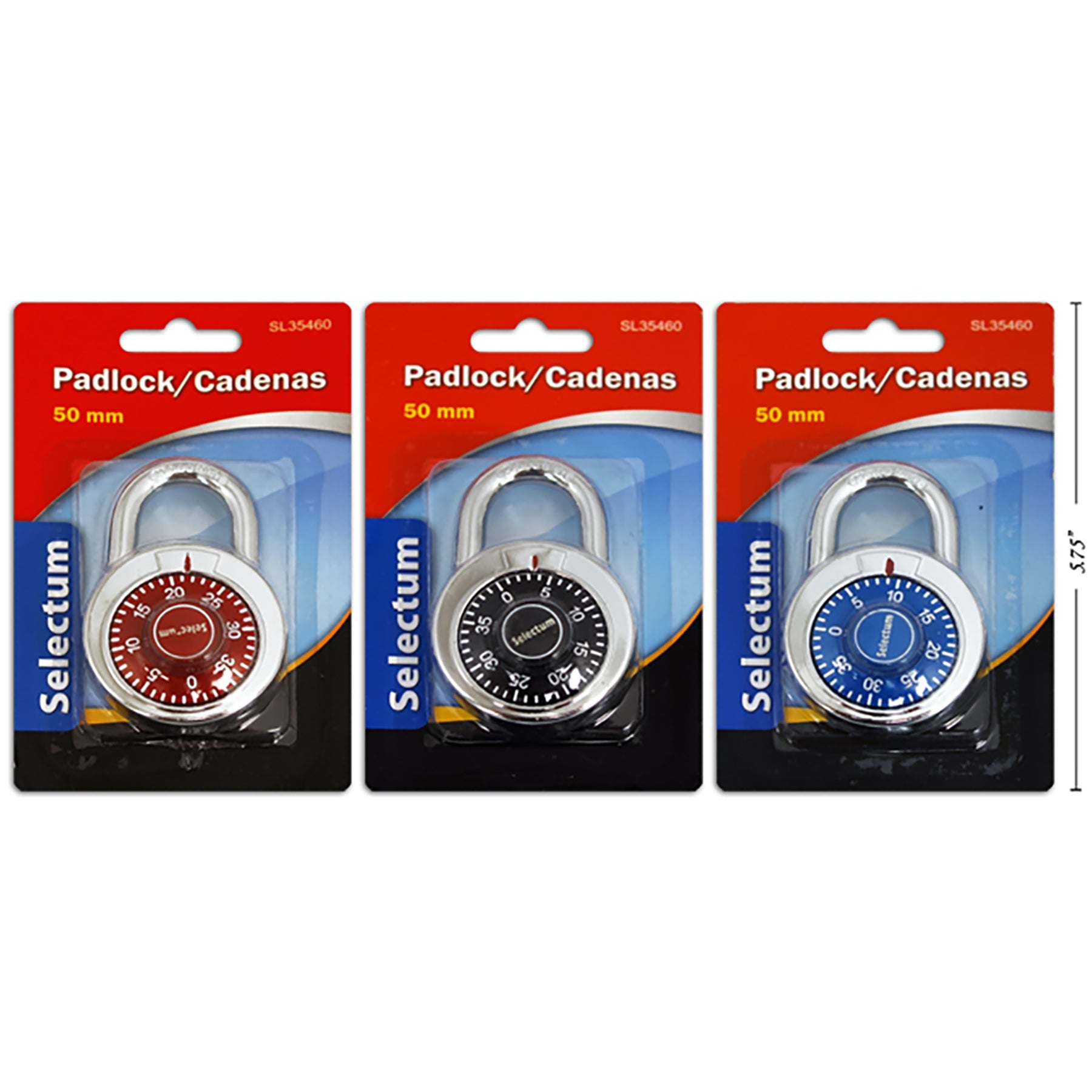 Selectum Combination Padlock 2in