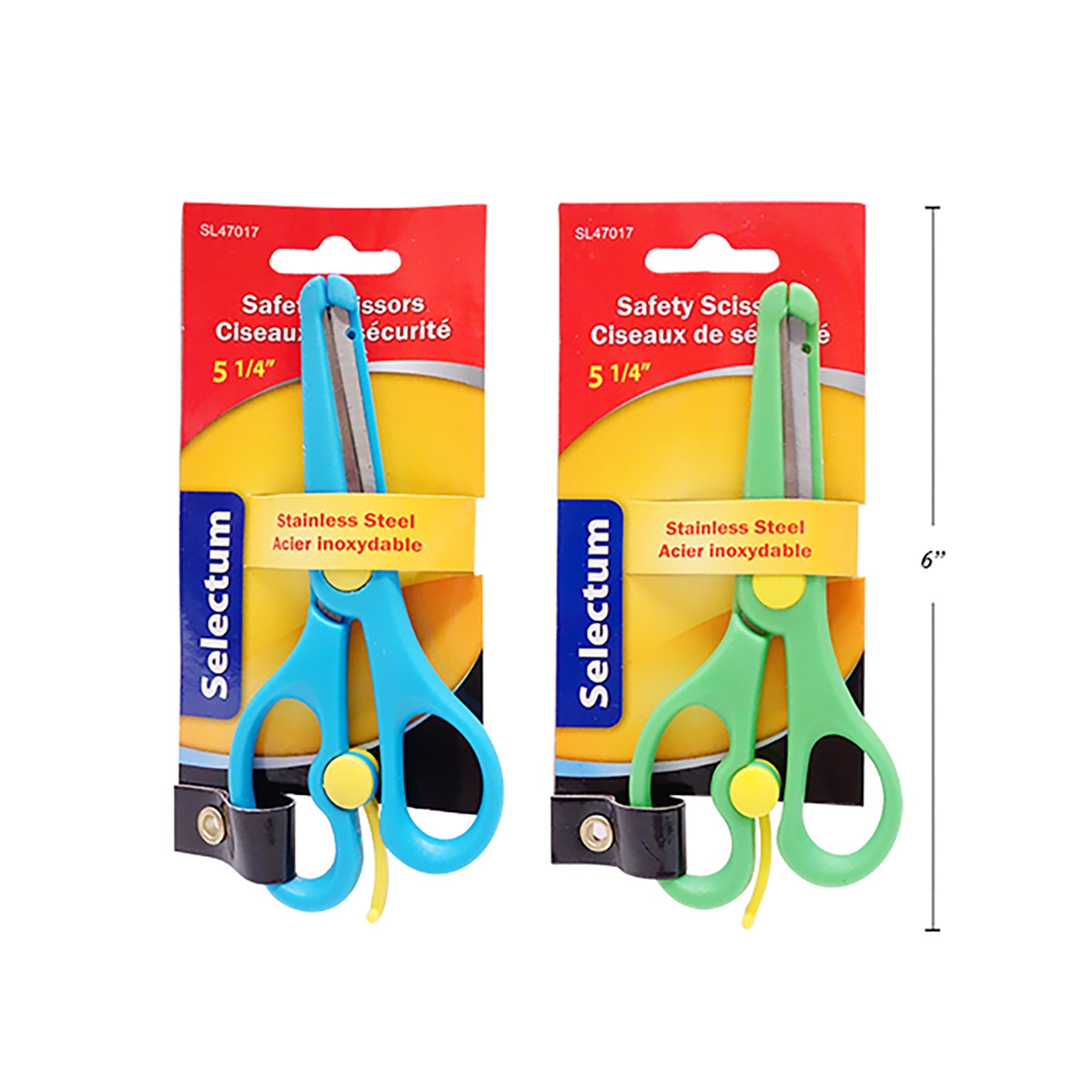 Selectum Safety Scissors Blunt Tip 5.25in