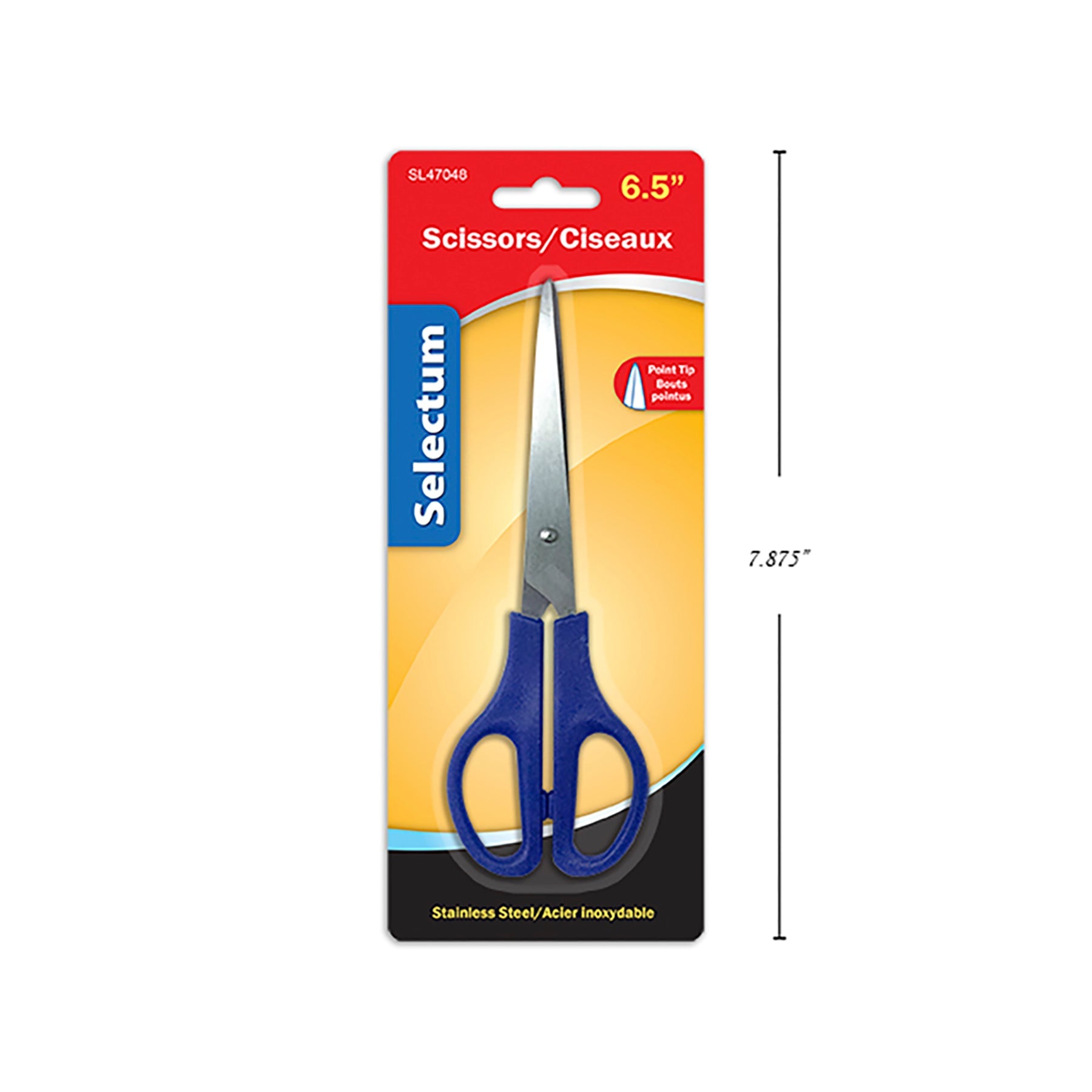 Selectum Scissors Stainless Steel Pointed Tip 6.5in