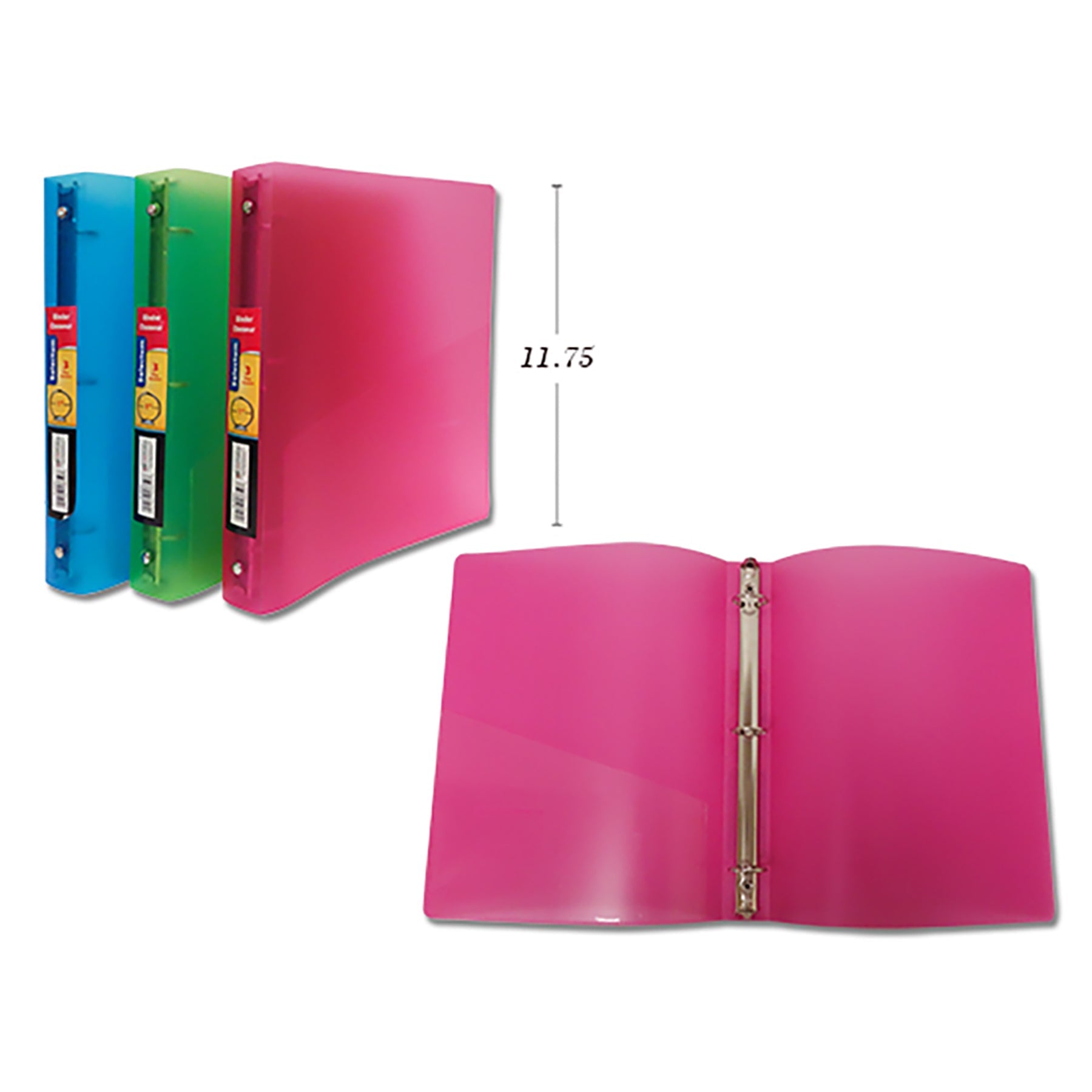 Selectum Presentation Binder Flexible with Left Pocket 1in