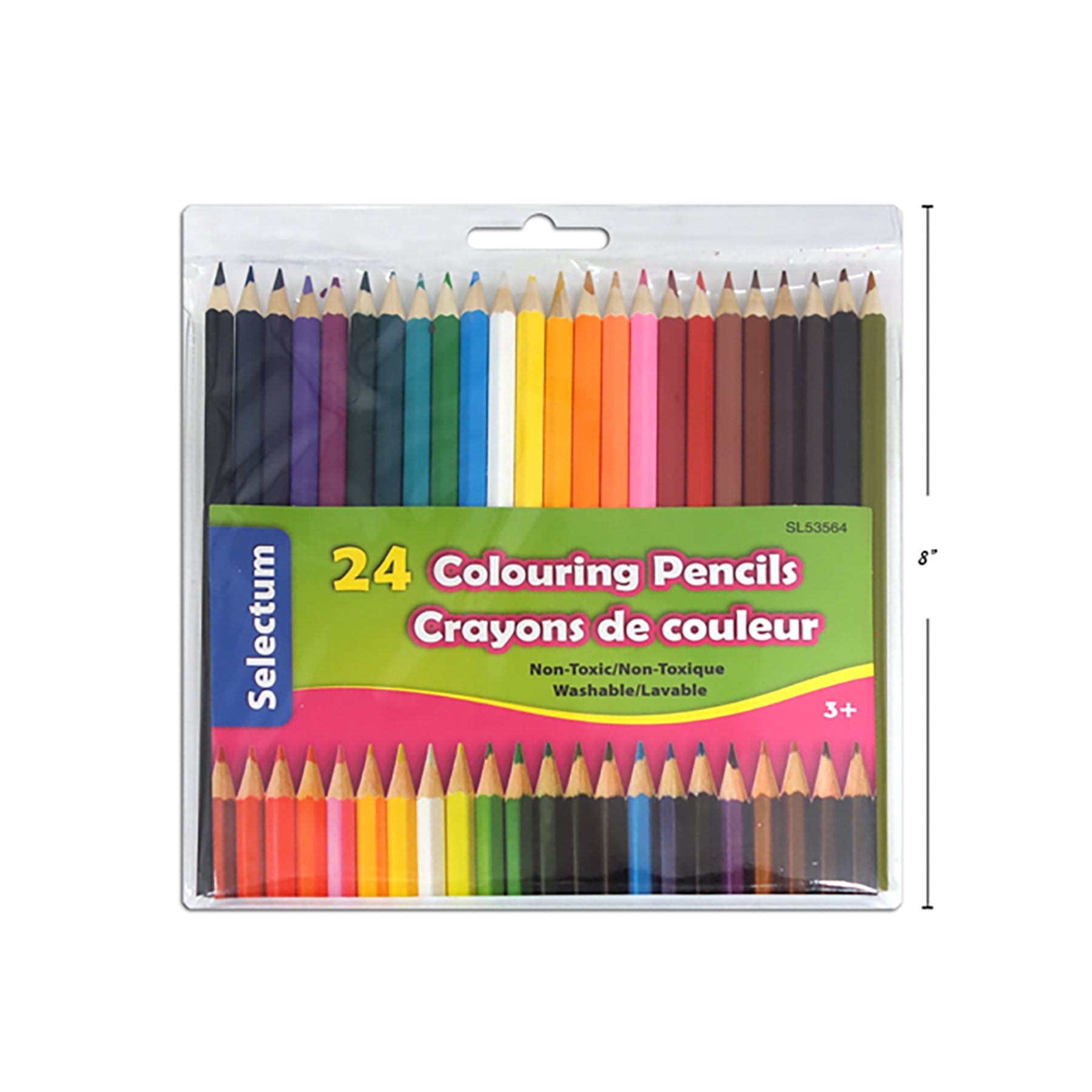 Selectum 24 Coloring Pencils Non-Toxic