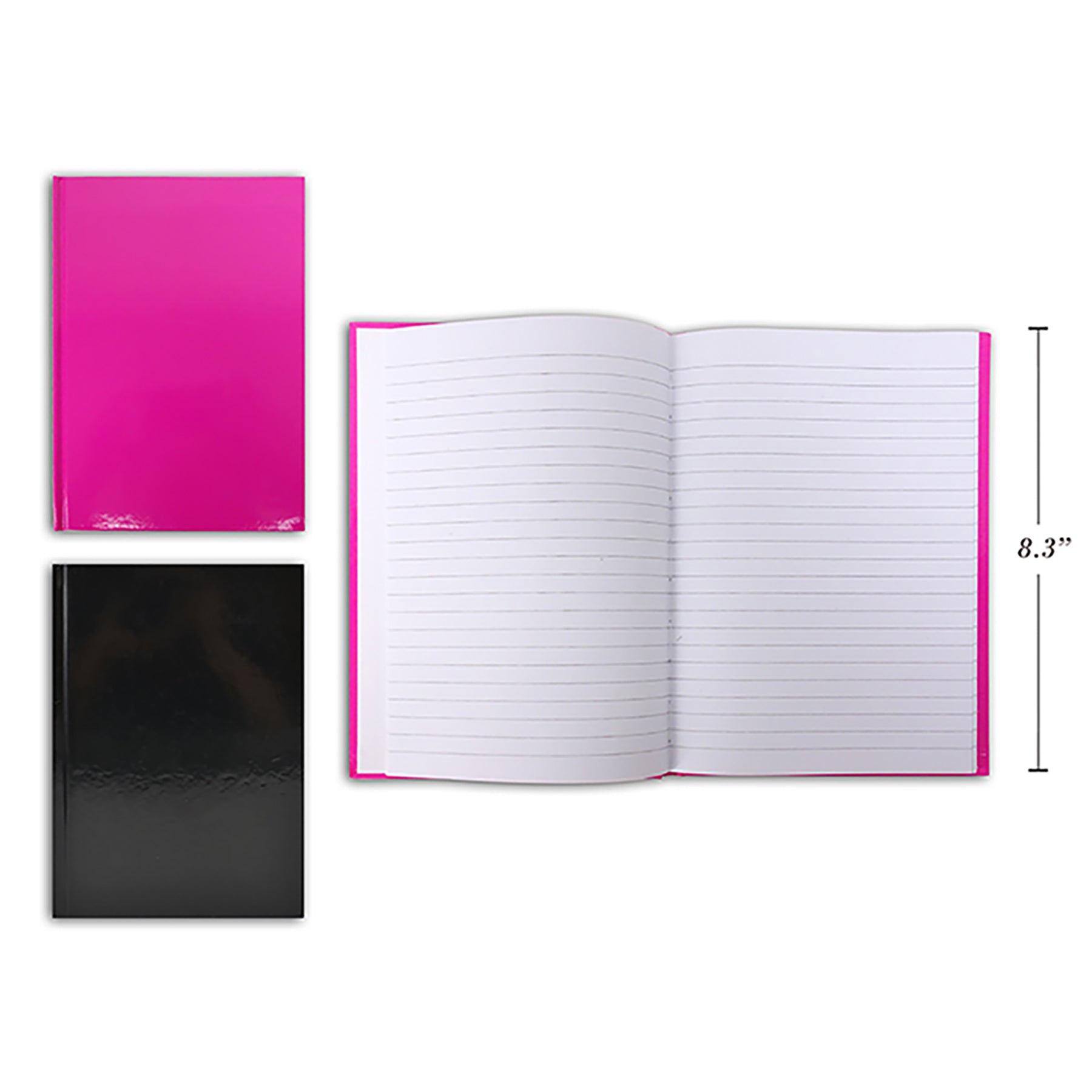 Hard Cover Notebook 70 Ruled Pages 5.8x8.3in