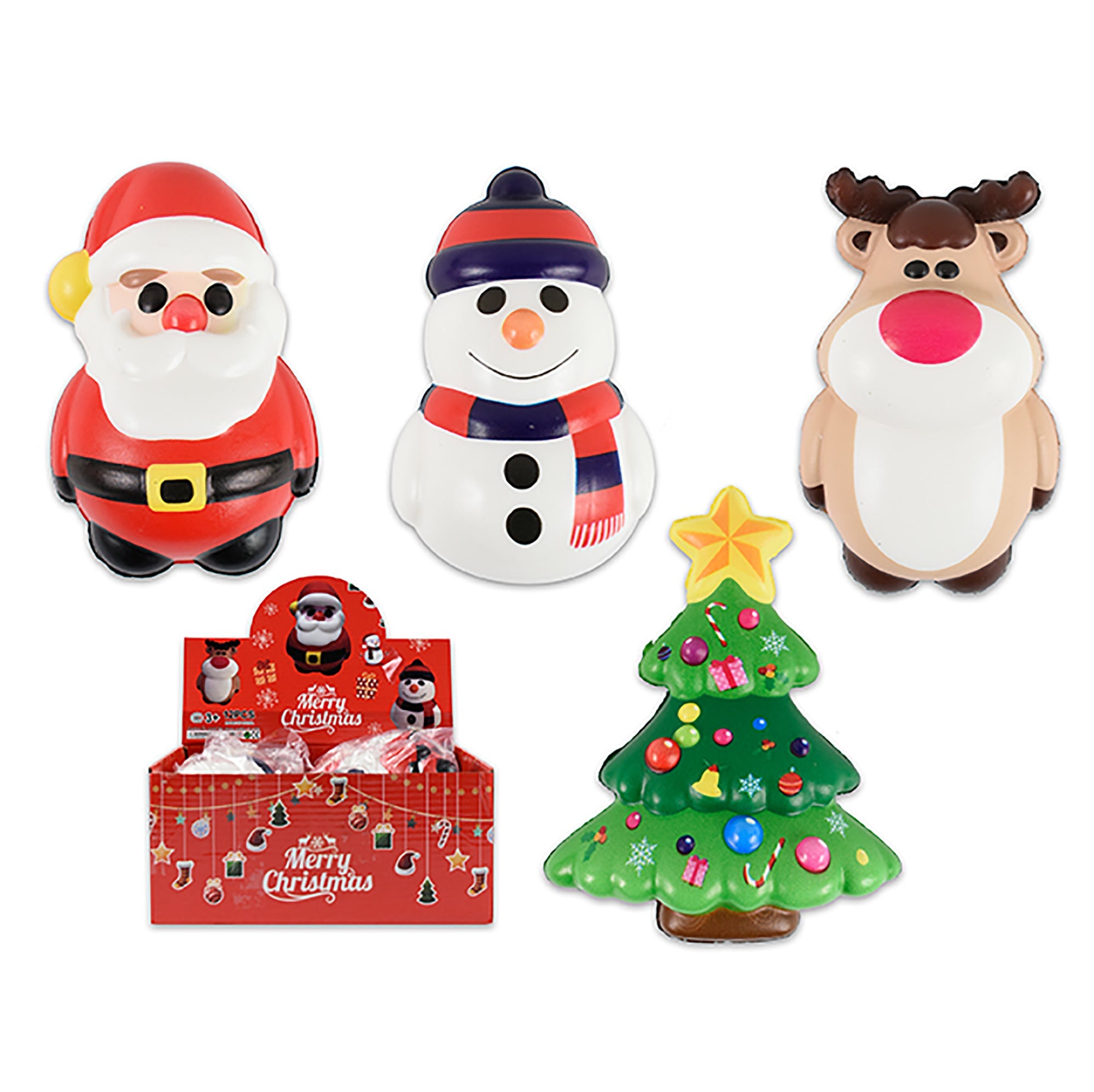 Christmas Die-Cut Character Squishy Toy VRT