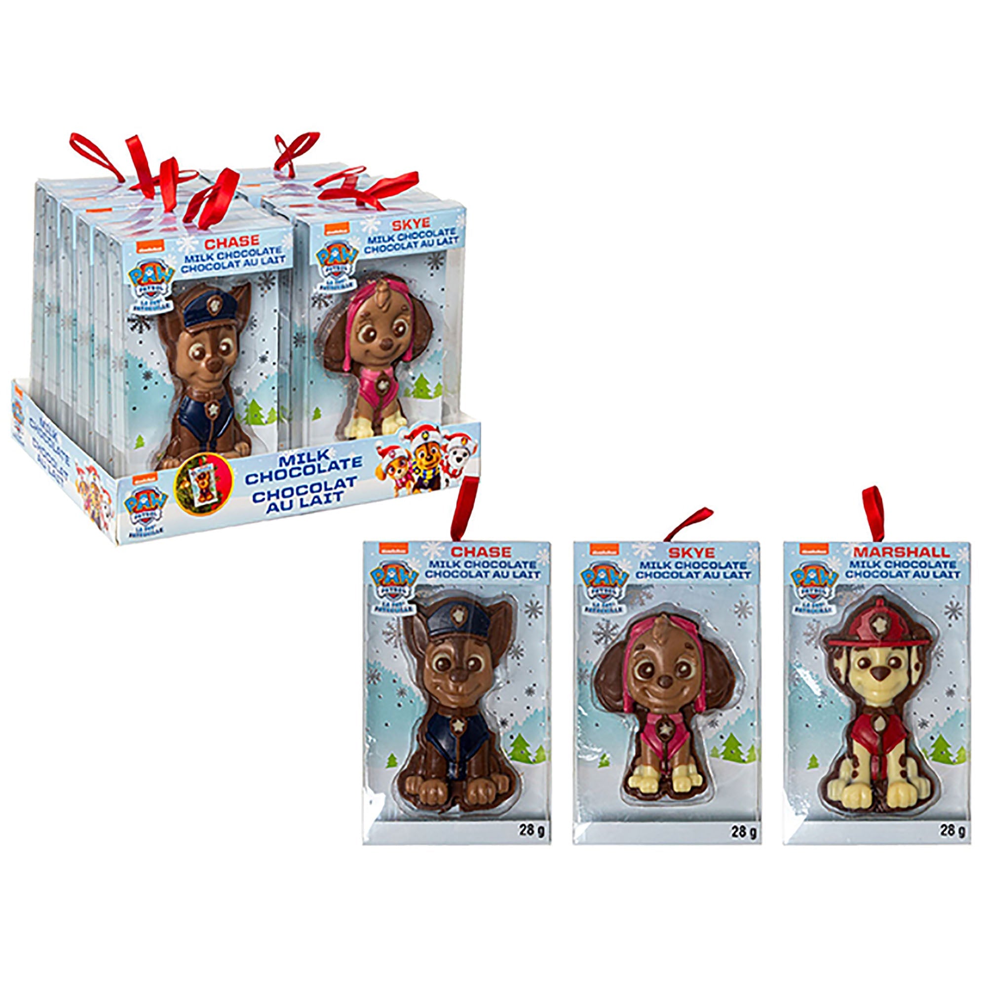 Christmas Paw Patrol Chocolate Ornament 28g VRT