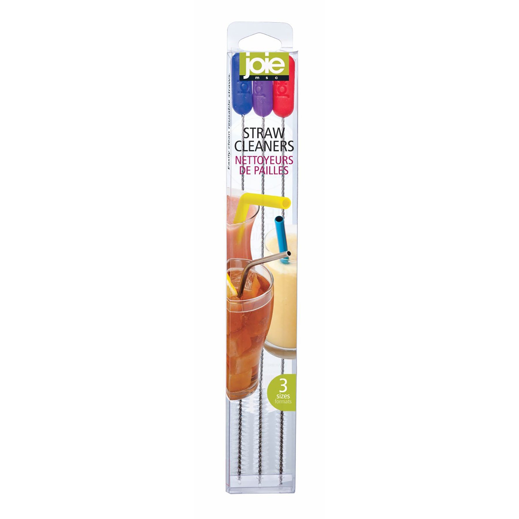 Joie 3 Différent Sizes Straw Cleaners 9.25in