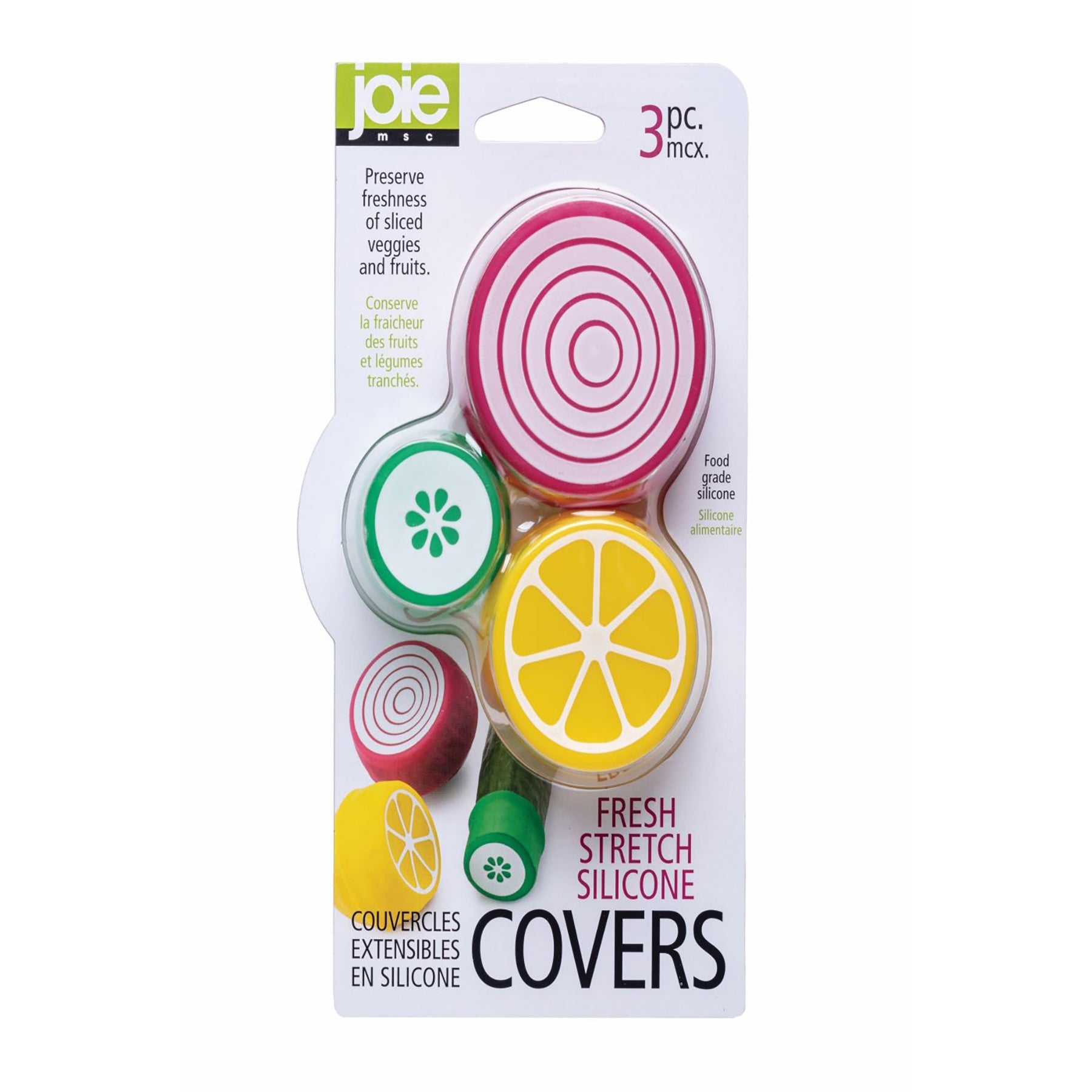 Joie 3 Fresh Stretch Silicone Covers 1.4in to 2.5in