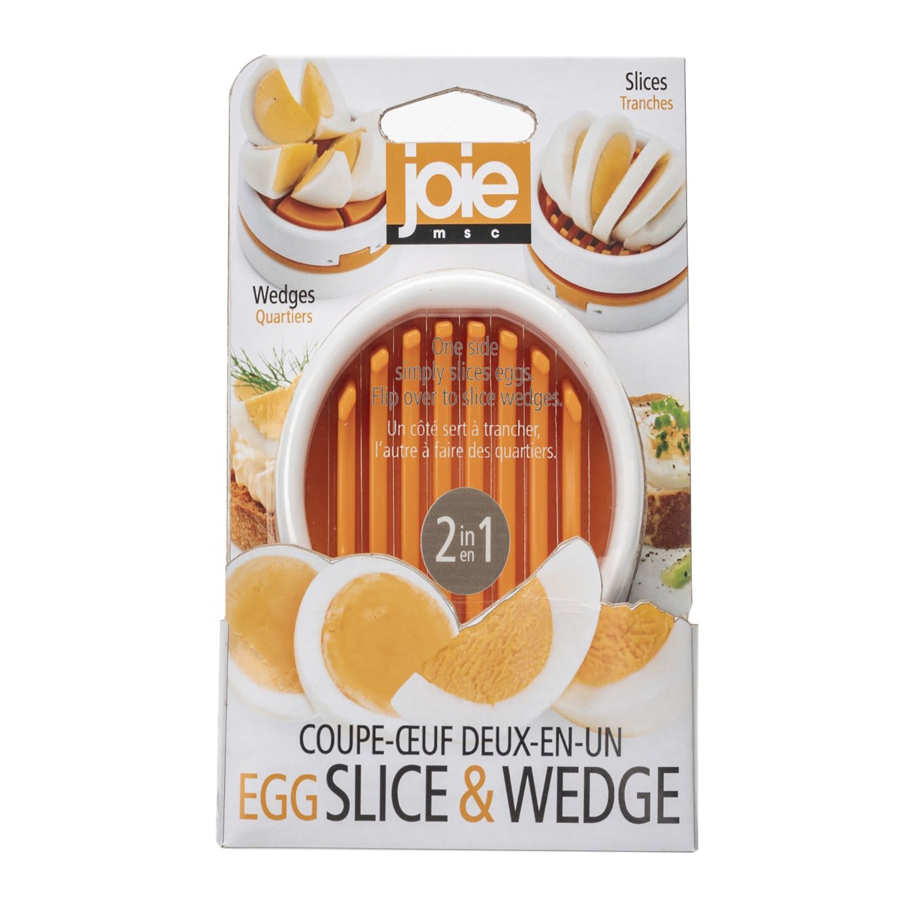 Joie Eggy Egg Slice and Wedge 2 in 1 - Plastic 3in dia.