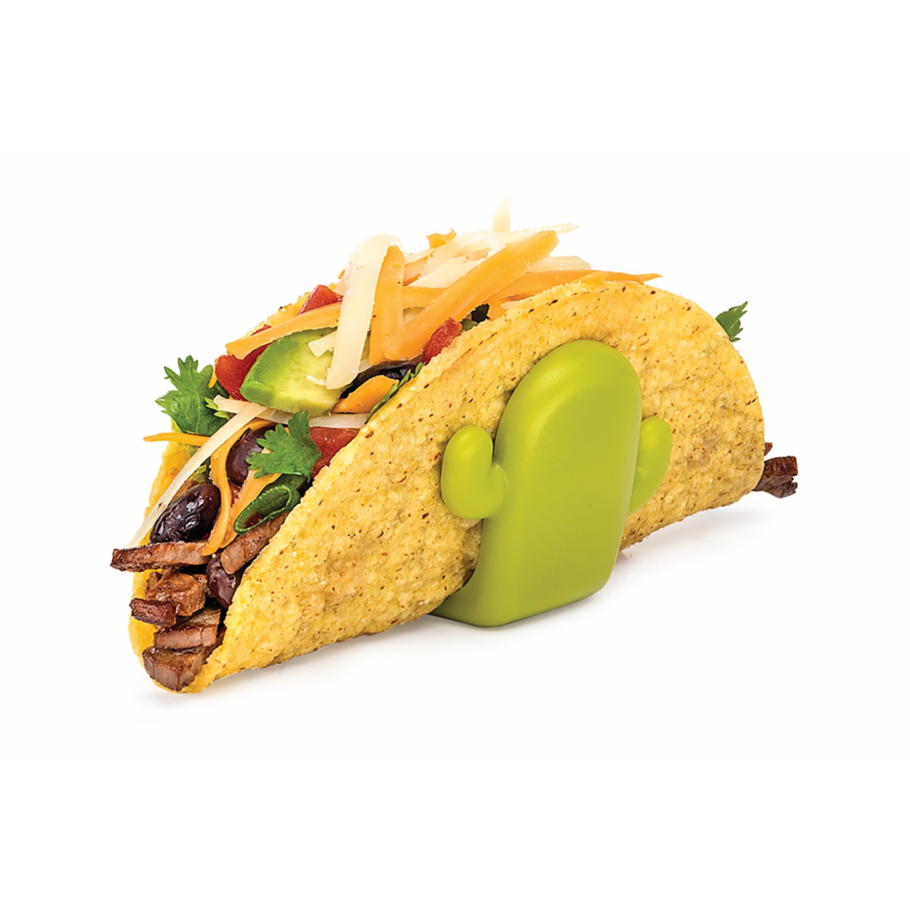 Joie Cactus 4 Taco Holders Green Plastic 2x2in