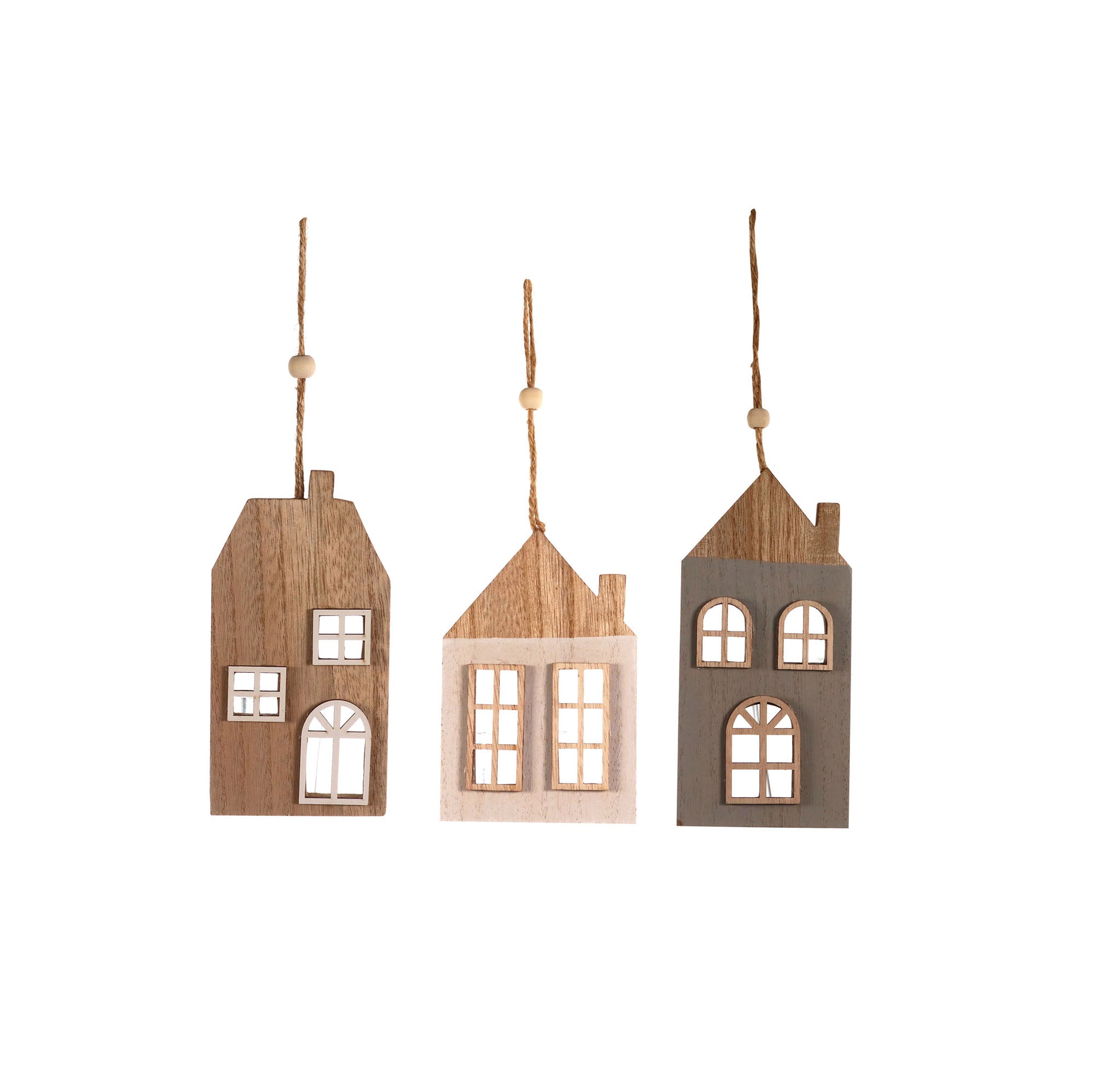 Christmas Wooden House Ornament VRT