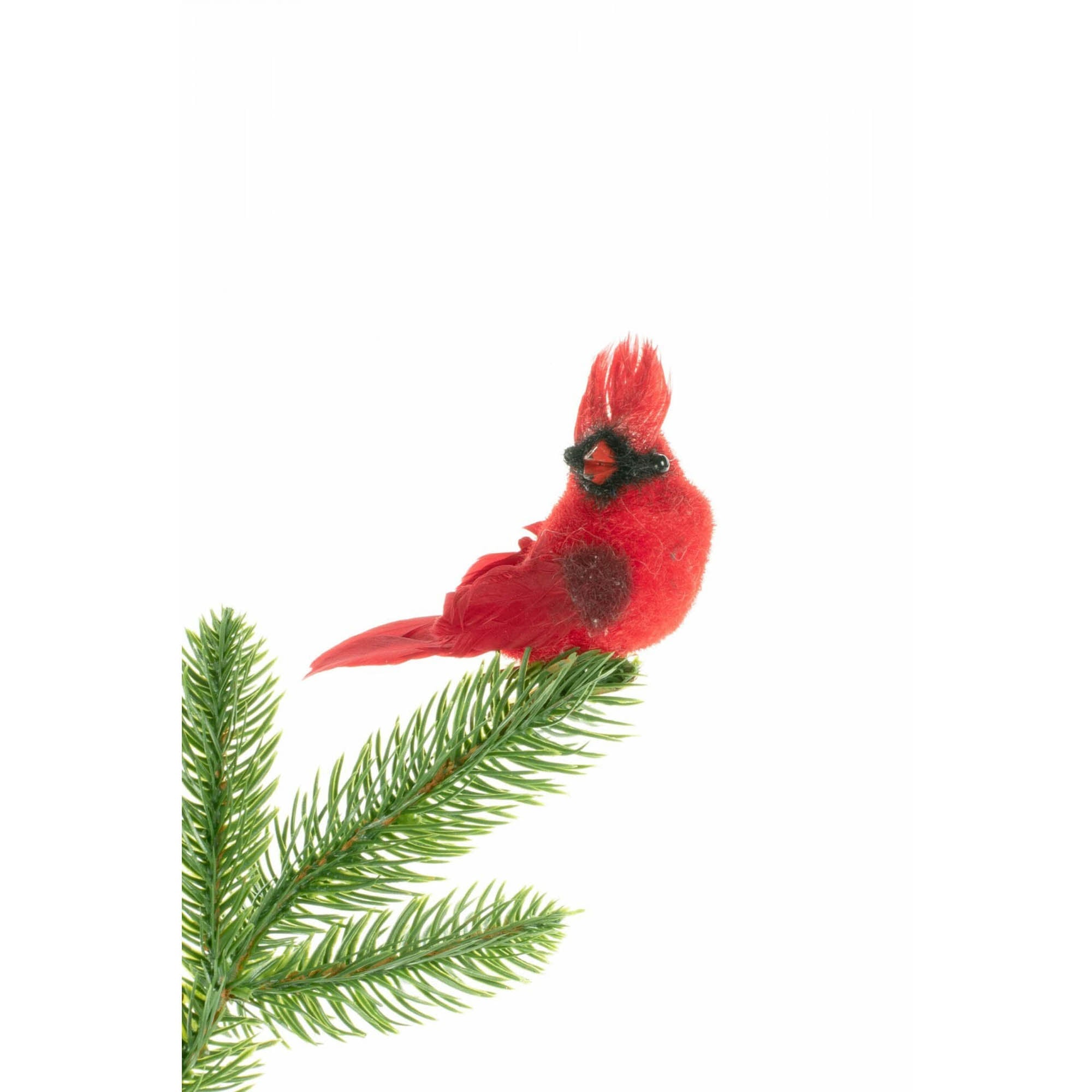 Christmas Red Cardinal Clip Ornament 2.75in