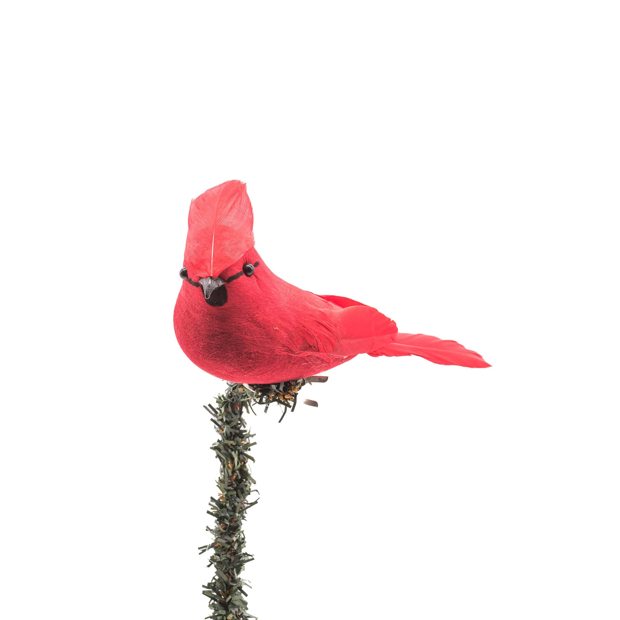 Christmas Red Clip-on Cardinal Ornament 6in