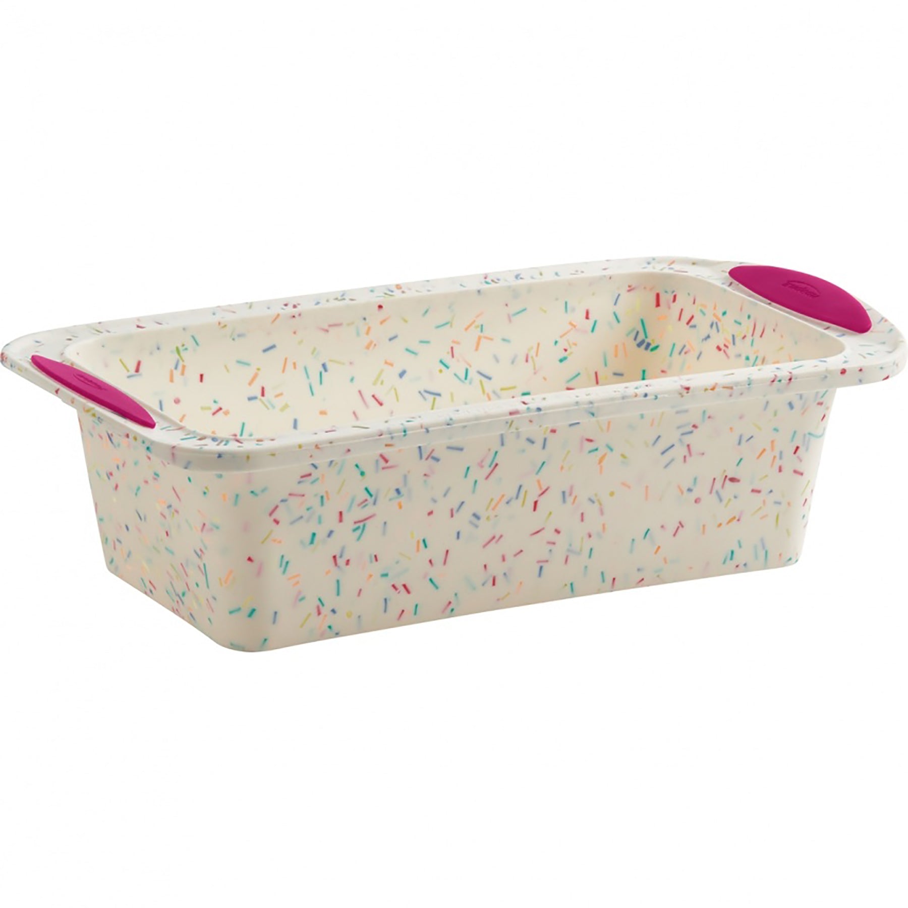 Trudeau Confetti Silicone Loaf Pan BPA Free 8.5x4.5in