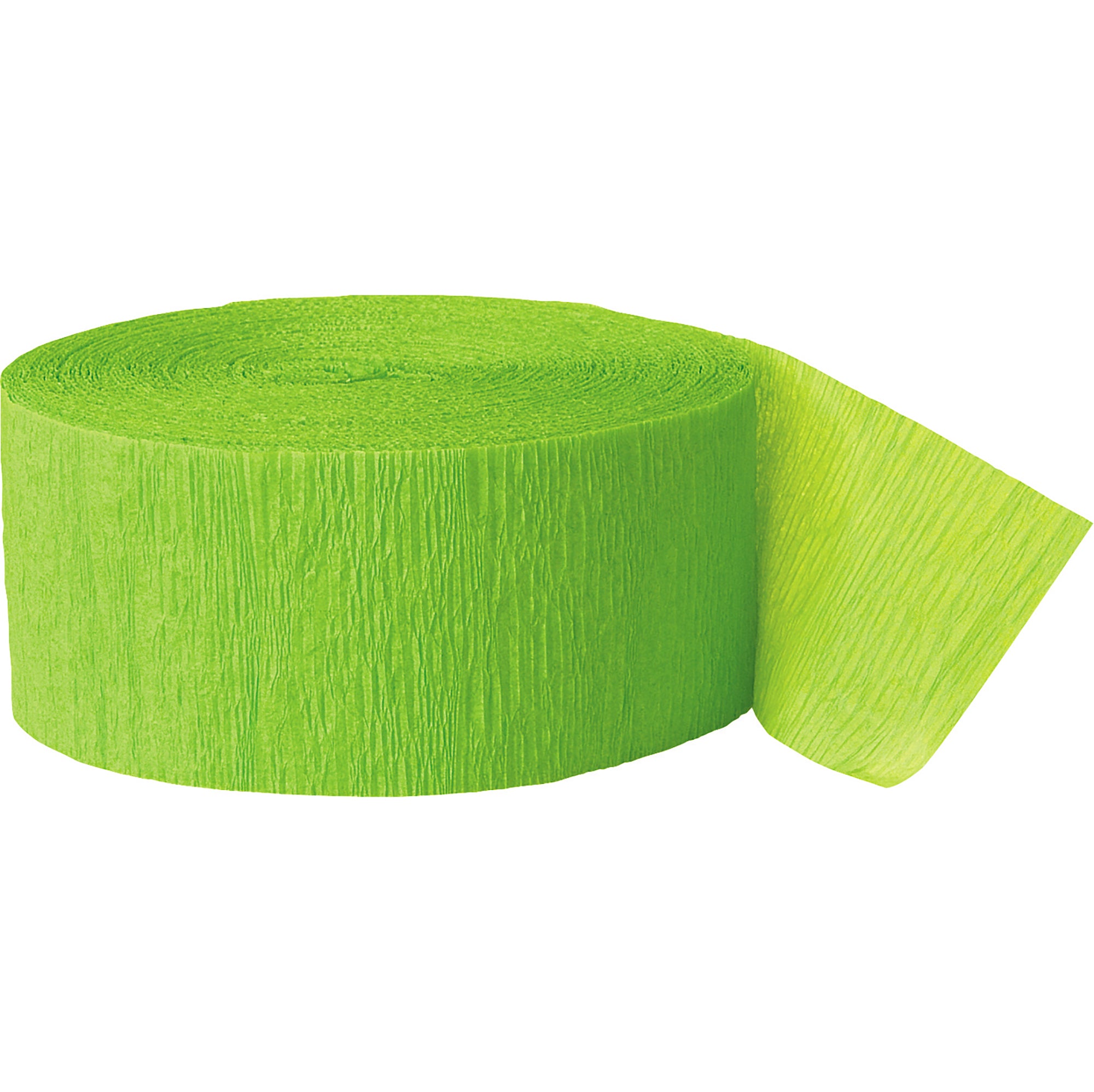 Banderole de Papier de Soie Vert Lime 81pi x1.75po