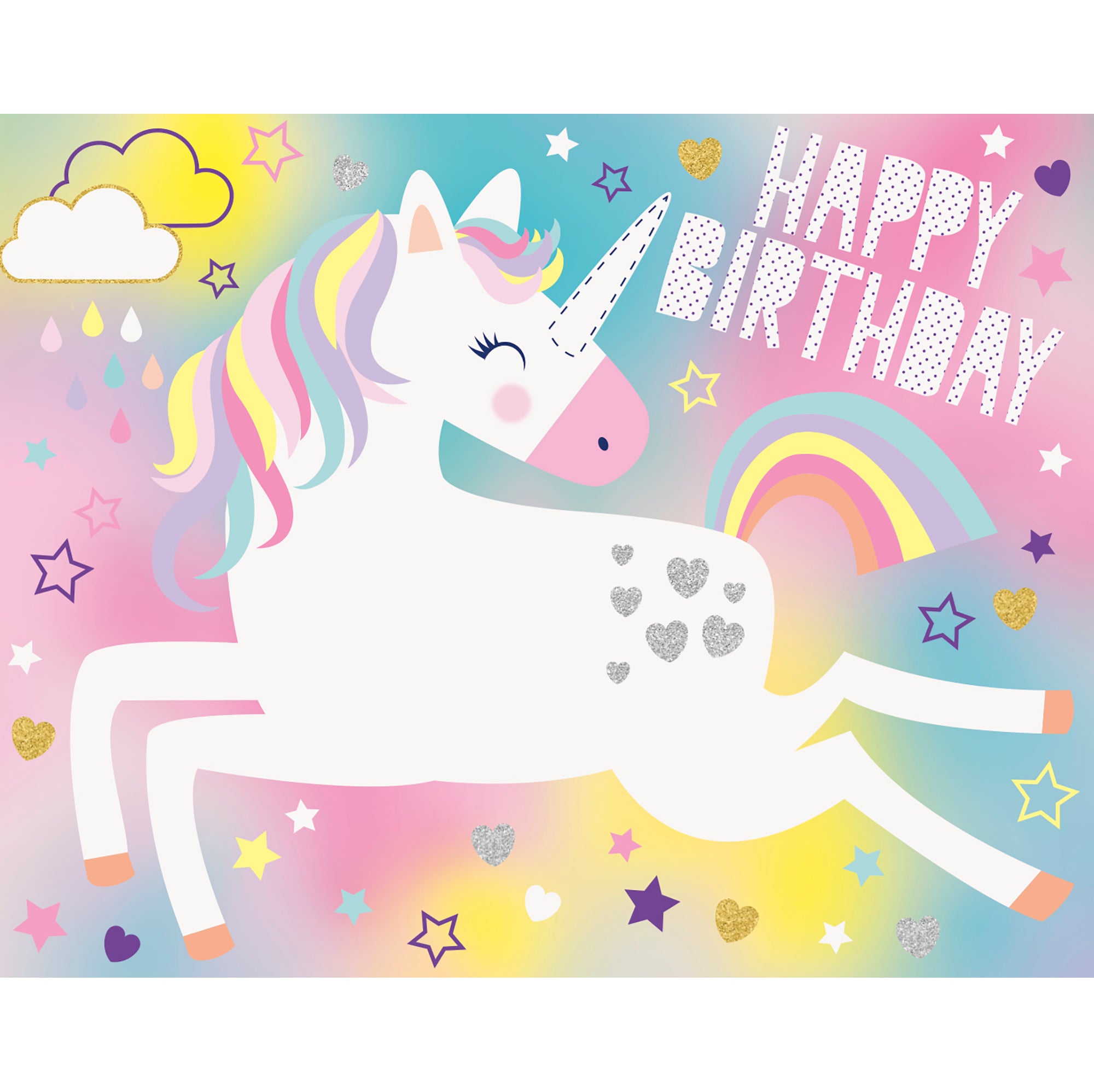 Unicorn Party Game for 16 19x15in