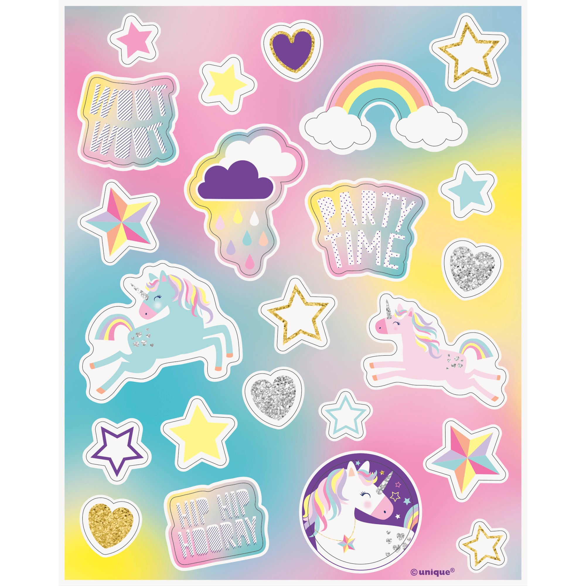 Unicorn Party Game for 16 19x15in