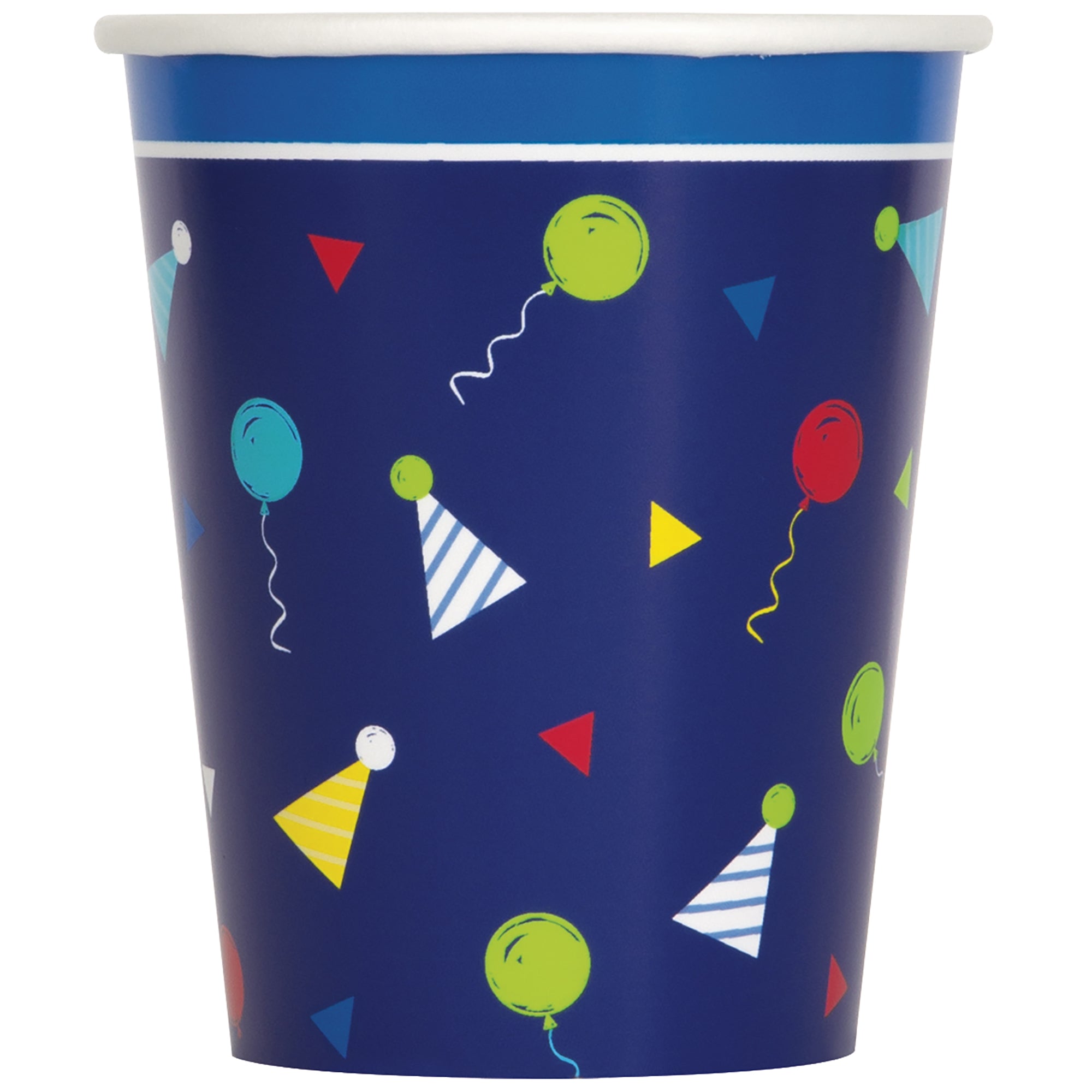 Preppy Birthday 8 Paper Cups 9oz