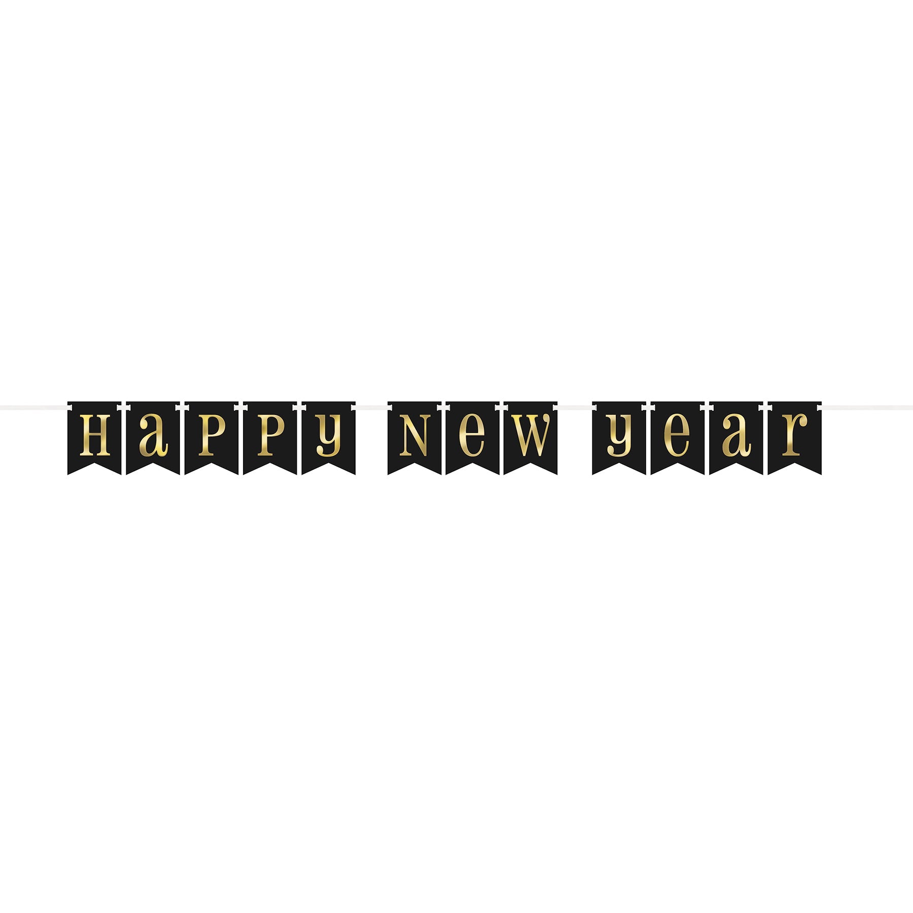 New Year Foil Pennant Banner 84in