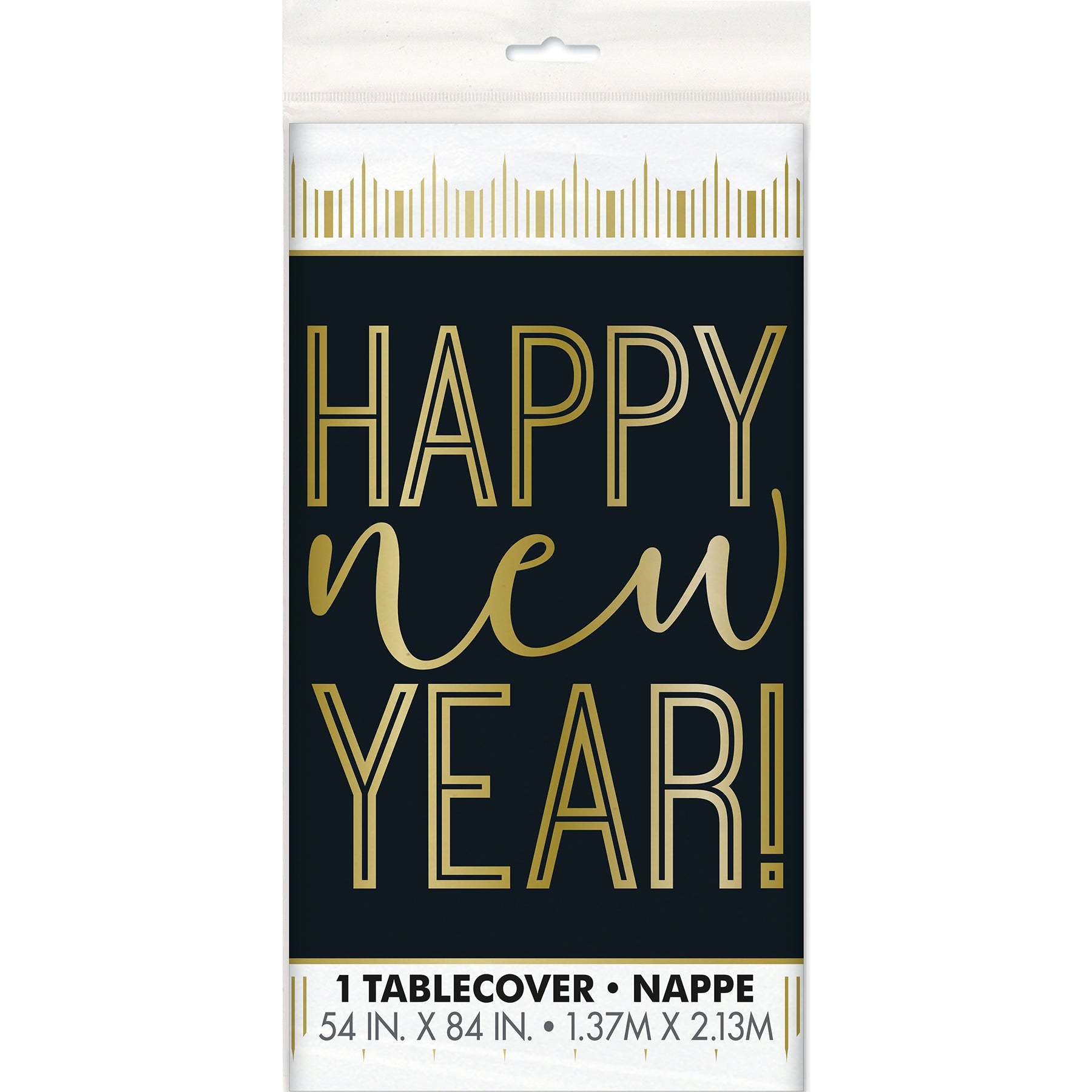 Roaring New Year Plastic Tablecover 54x84in