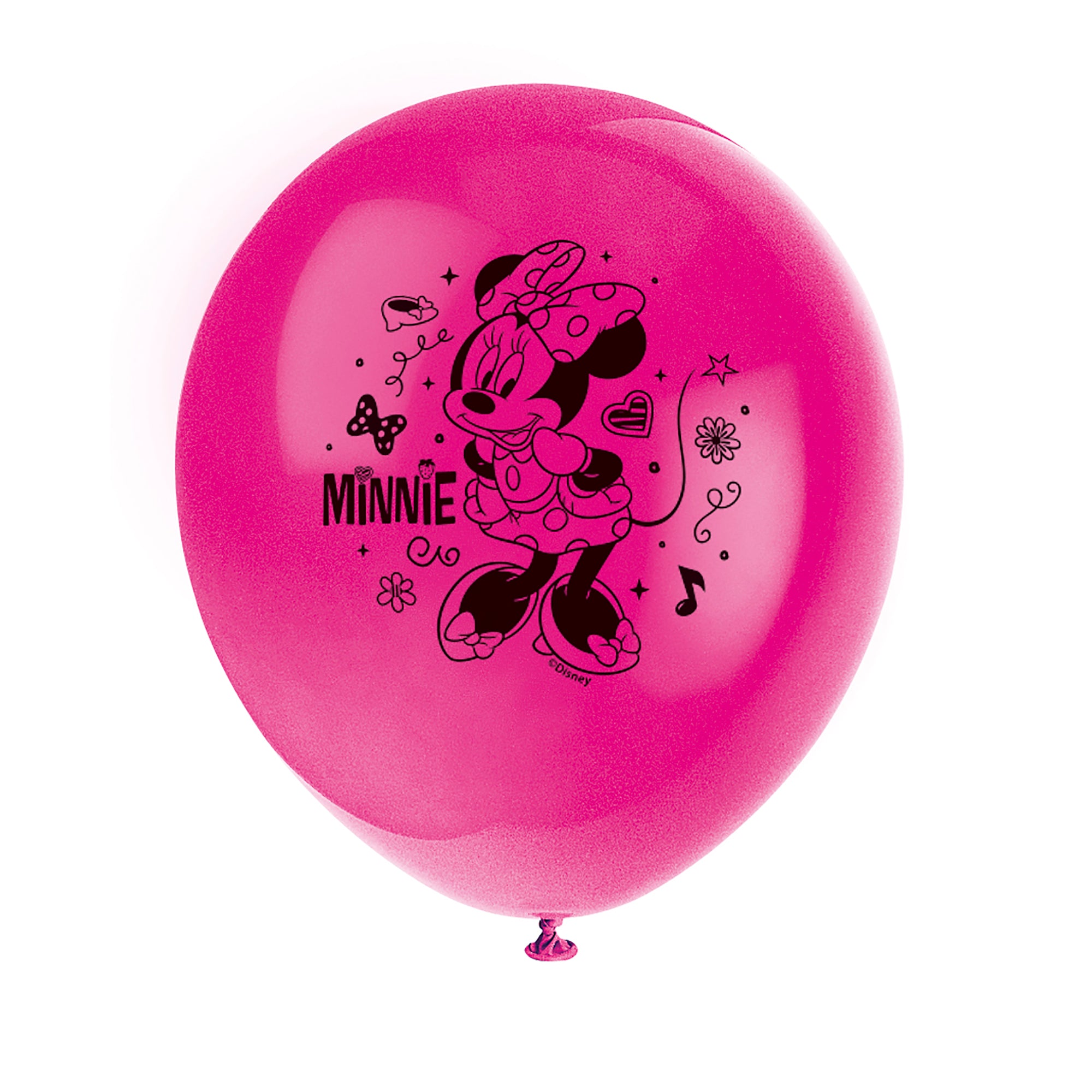 Minnie 8 Printed Latex Balloons 12in Assorted Colors