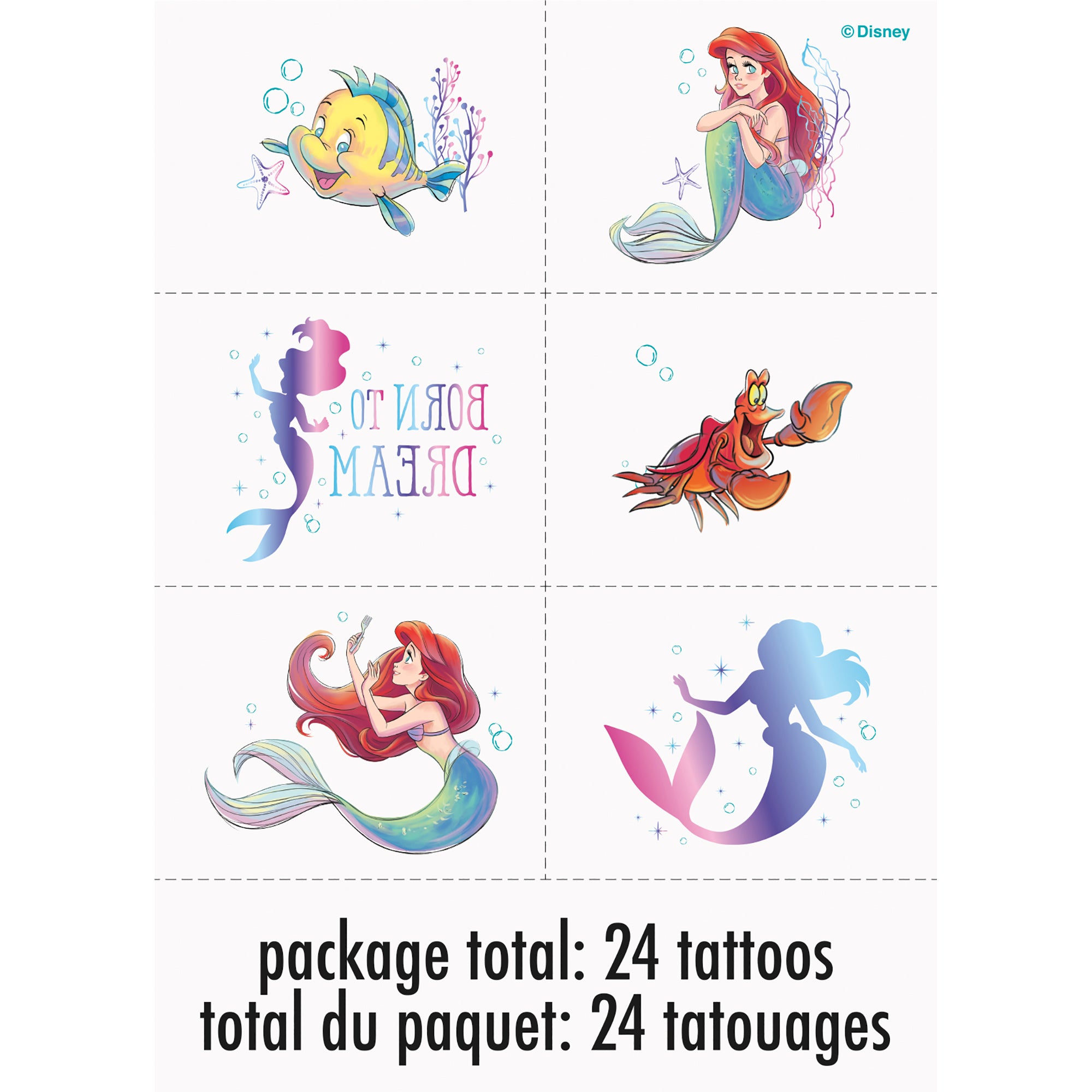 The Little Mermaid 24 Tattoos