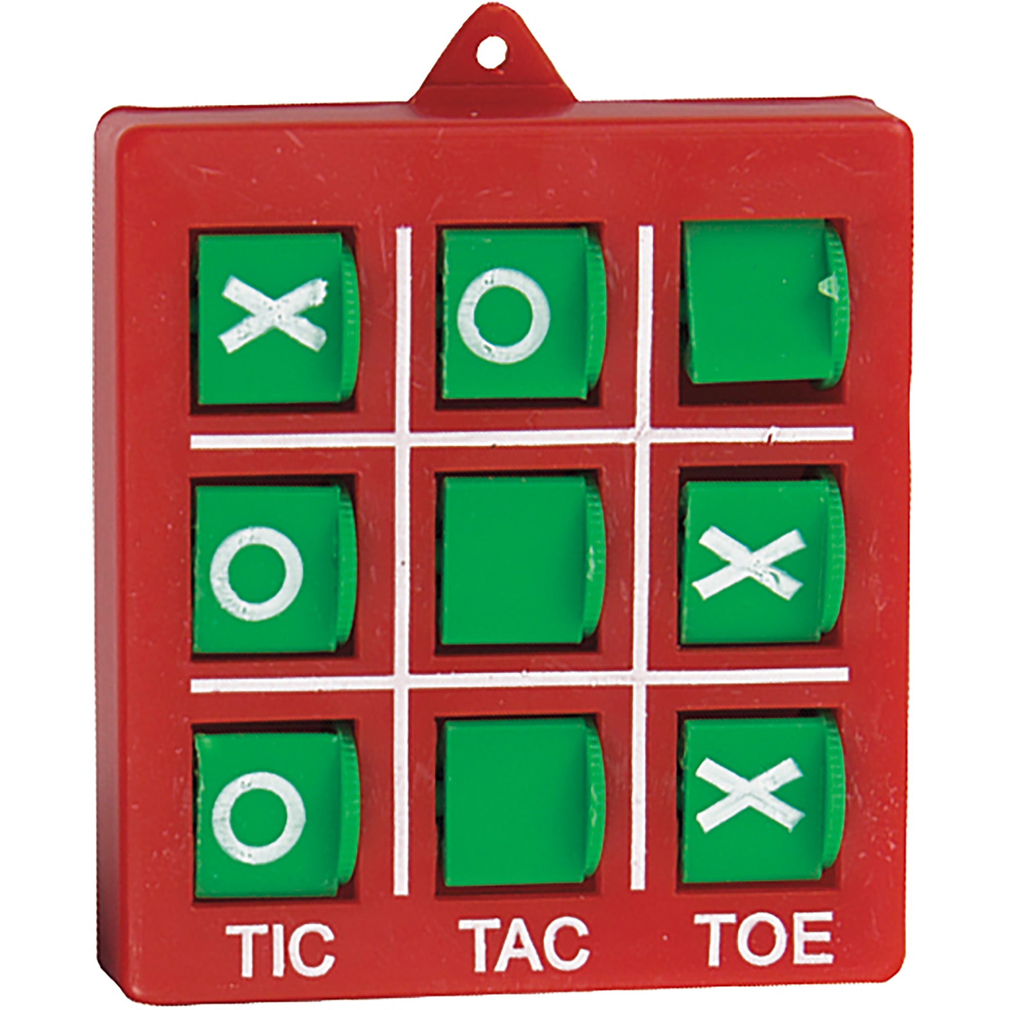 4 Tic Tac Toe Games Plastic 1.75x2in