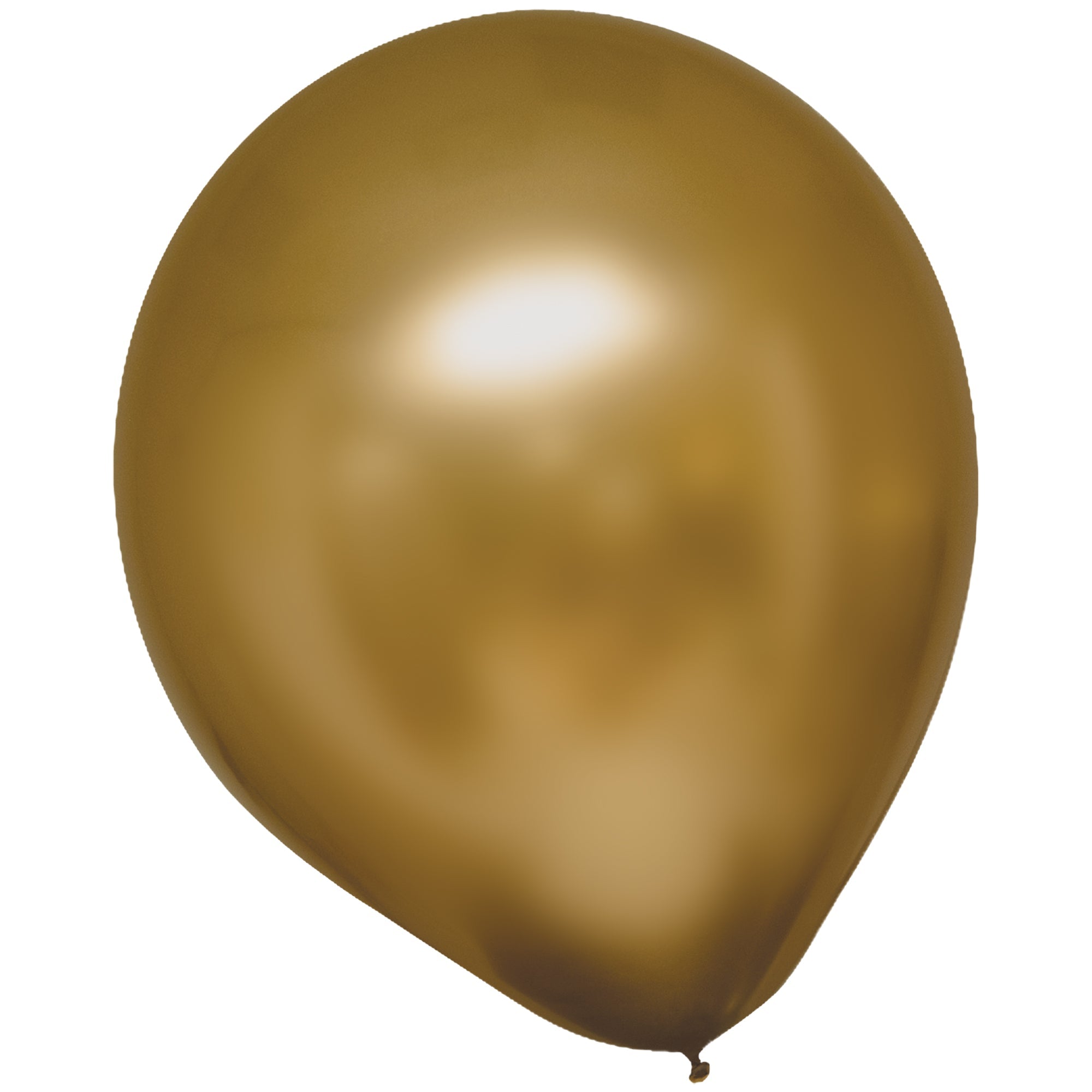 6 Satin Luxe Latex Balloons  Gold Sateen  11in