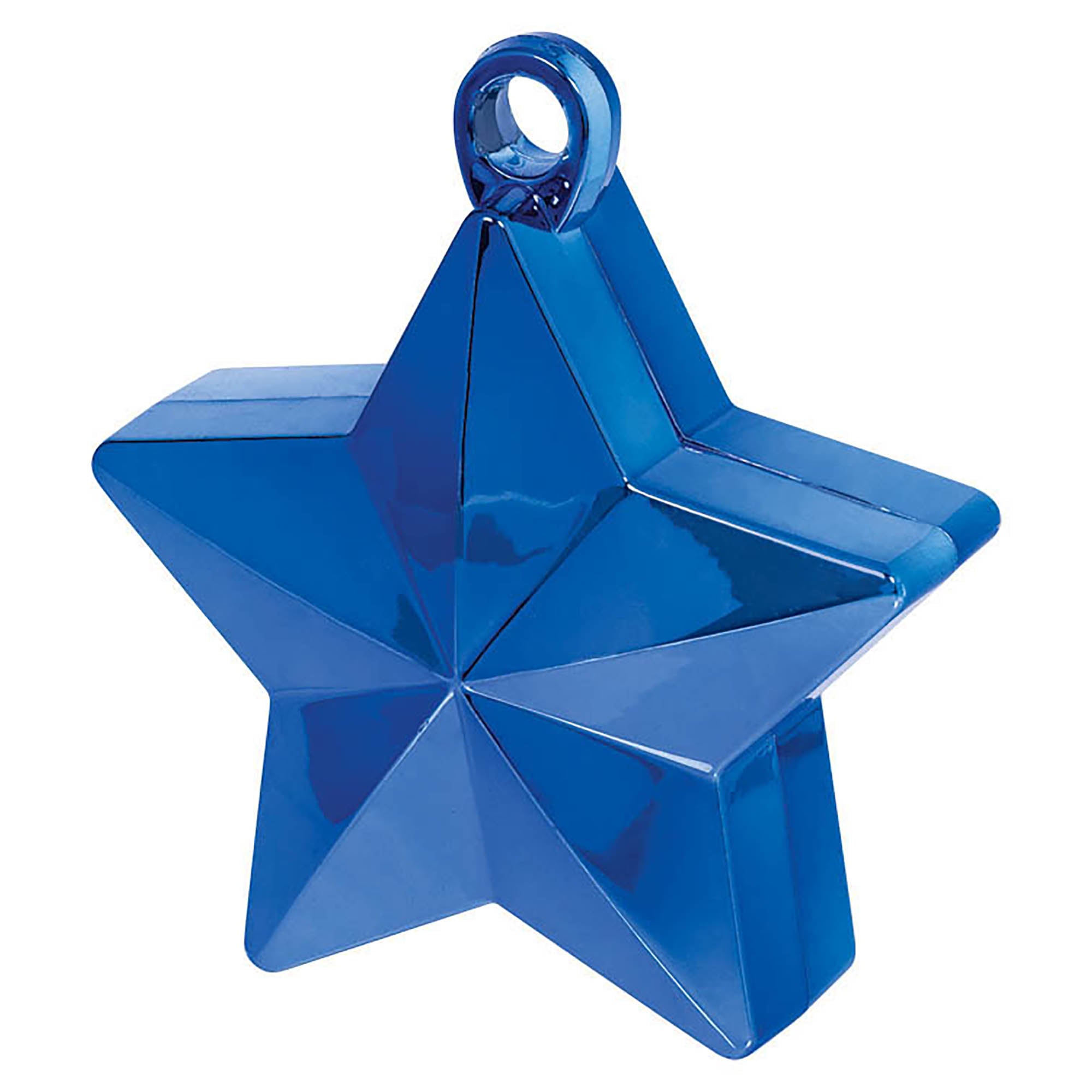 Star Balloon Weight  Electroplated Plastic   Blue