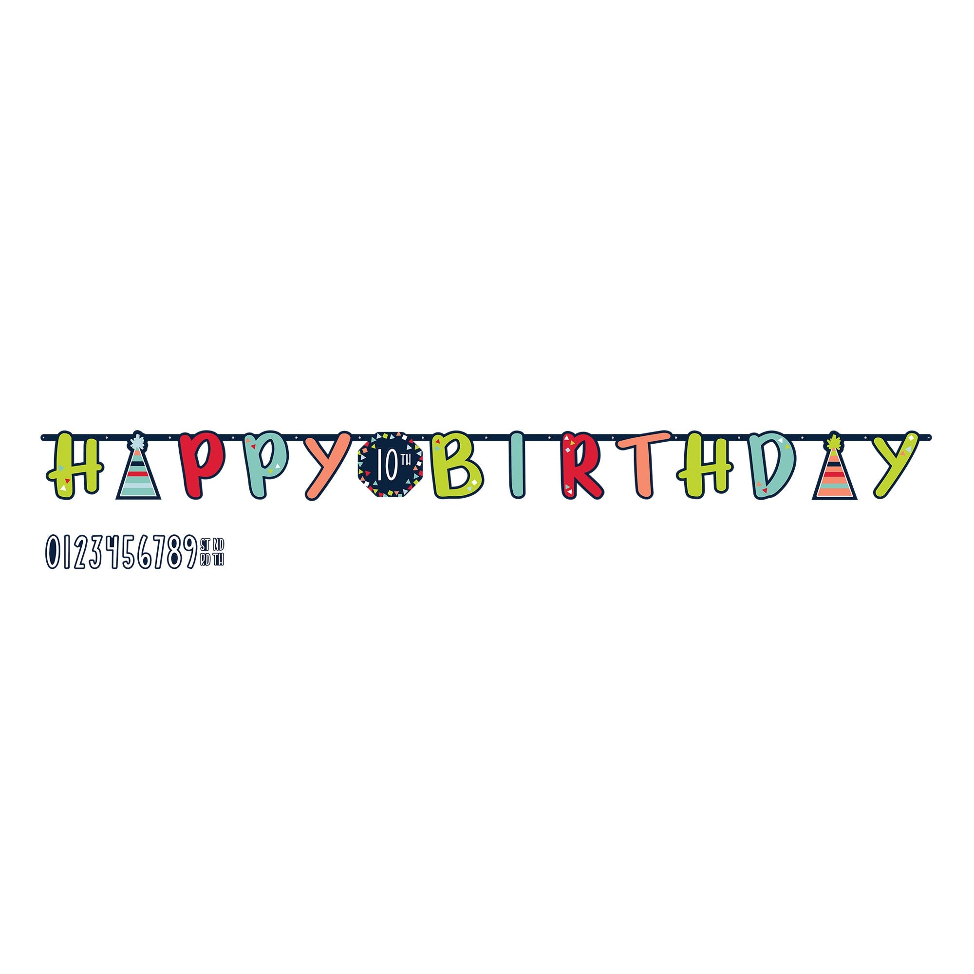 A Reason To Celebrate Jumbo Add-An-Age Letter Banner  Paper  10.5ftx10in